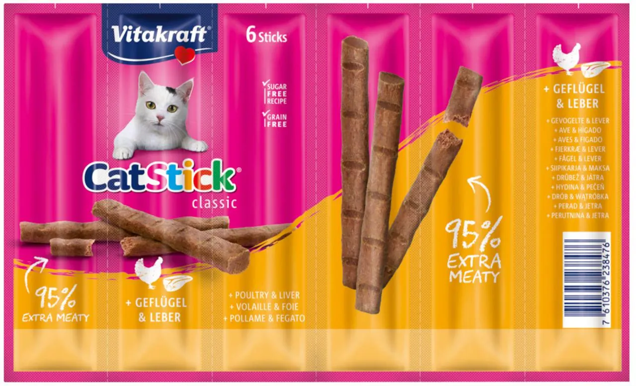 Vitakraft CatStick mini Geflügel & Leber