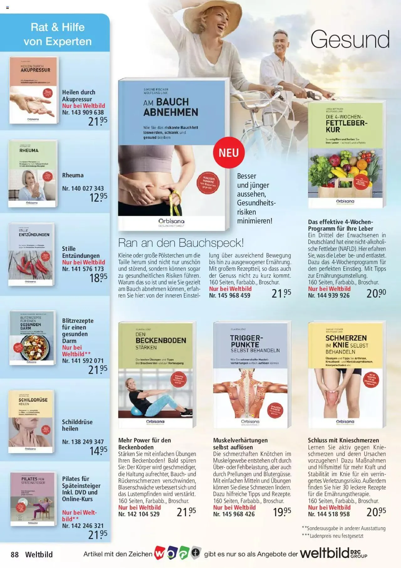 Weltbild Aktionen von 1. Juli bis 31. Juli 2023 - Prospekt seite  88