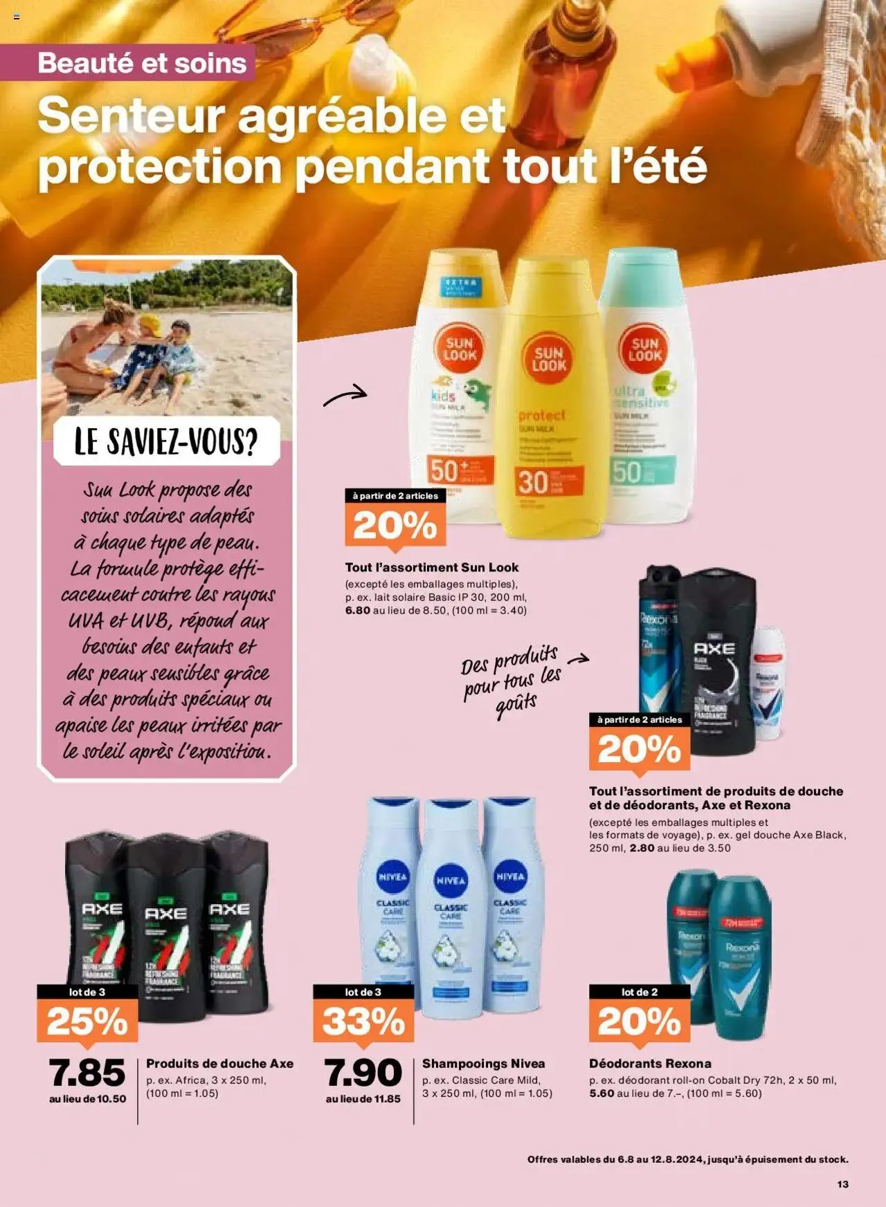 Migros Aktionen von 6. August bis 12. August 2024 - Prospekt seite  13