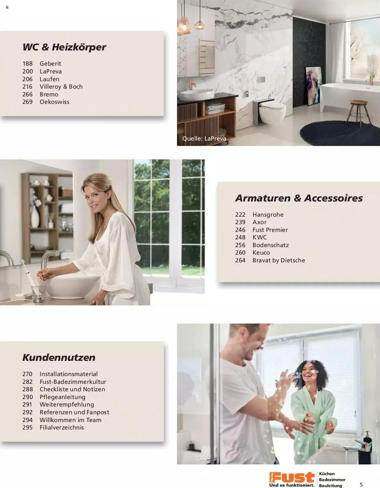 Fust Aktionen Badezimmermagazin von 17. April bis 31. Dezember 2024 - Prospekt seite  5