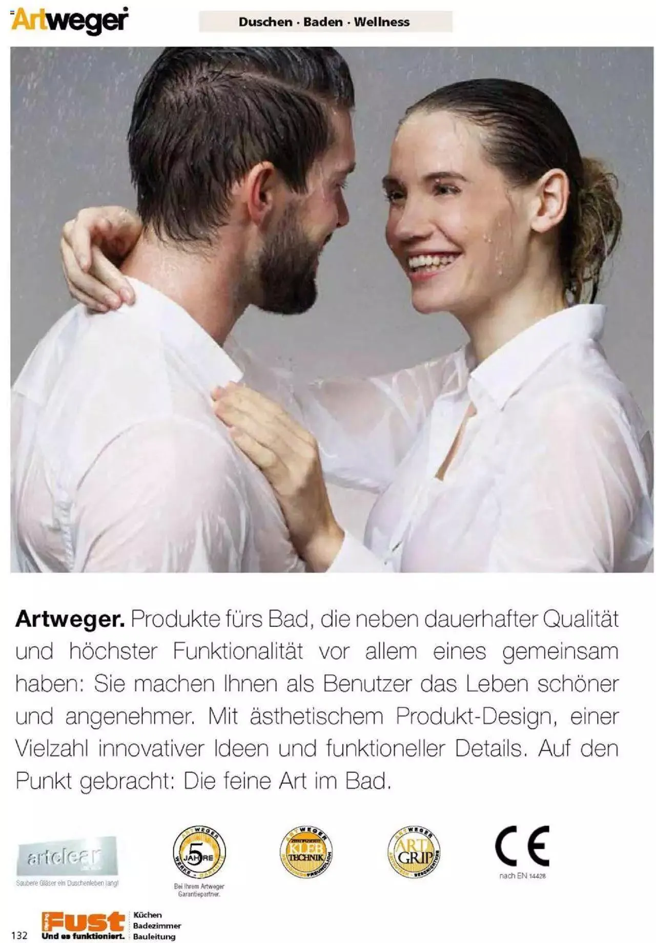 Fust Badezimmermagazin von 17. April bis 31. Dezember 2023 - Prospekt seite 132