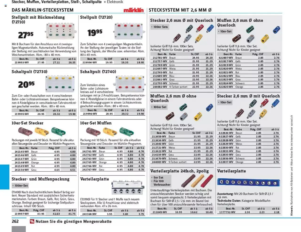 Conrad - Modellbahn 2021/22 von 1. Januar bis 31. Dezember 2023 - Prospekt seite  264