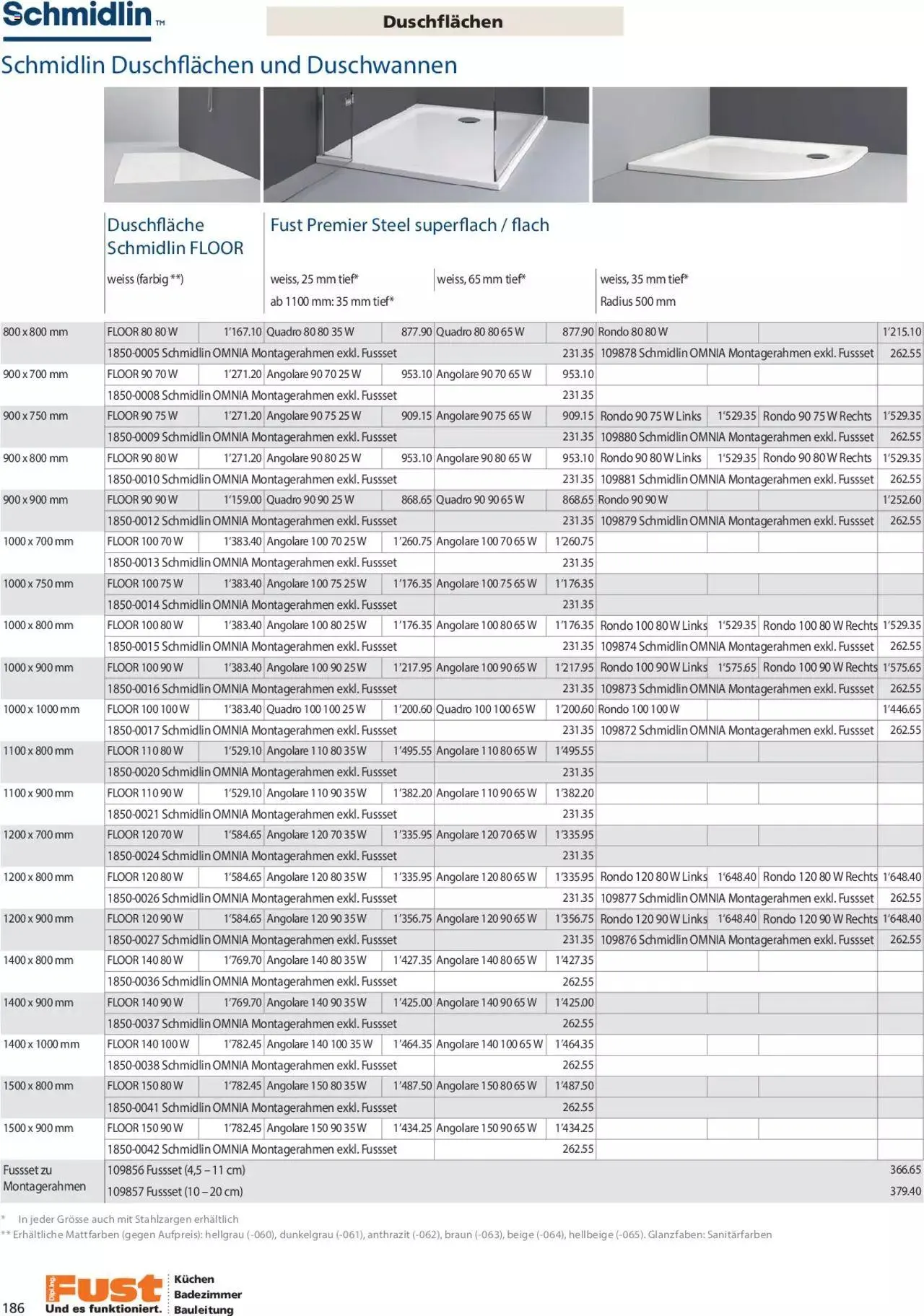 Fust Aktionen Badezimmermagazin von 17. April bis 31. Dezember 2024 - Prospekt seite  186