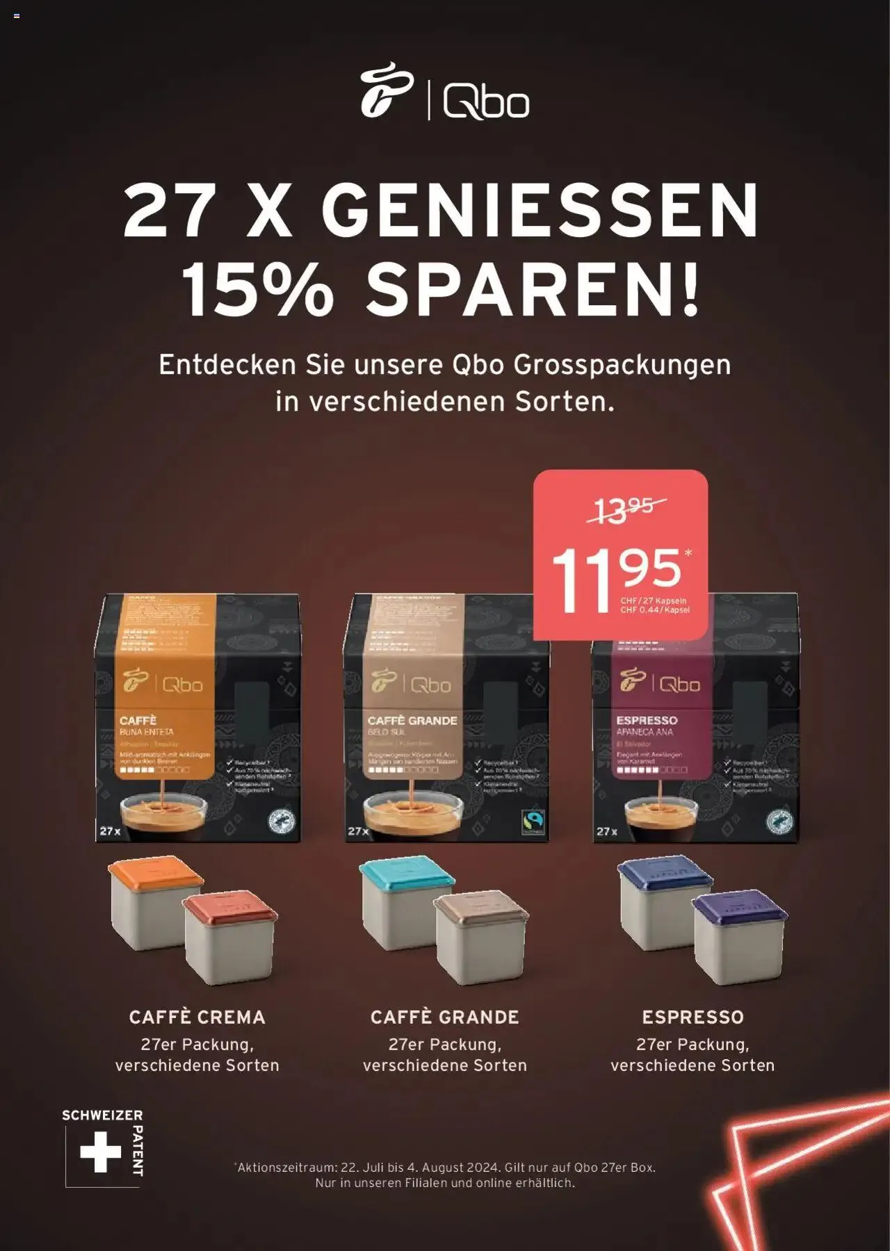 Tchibo Magazin Filialen von 30. Juli bis 31. Dezember 2024 - Prospekt seite  16