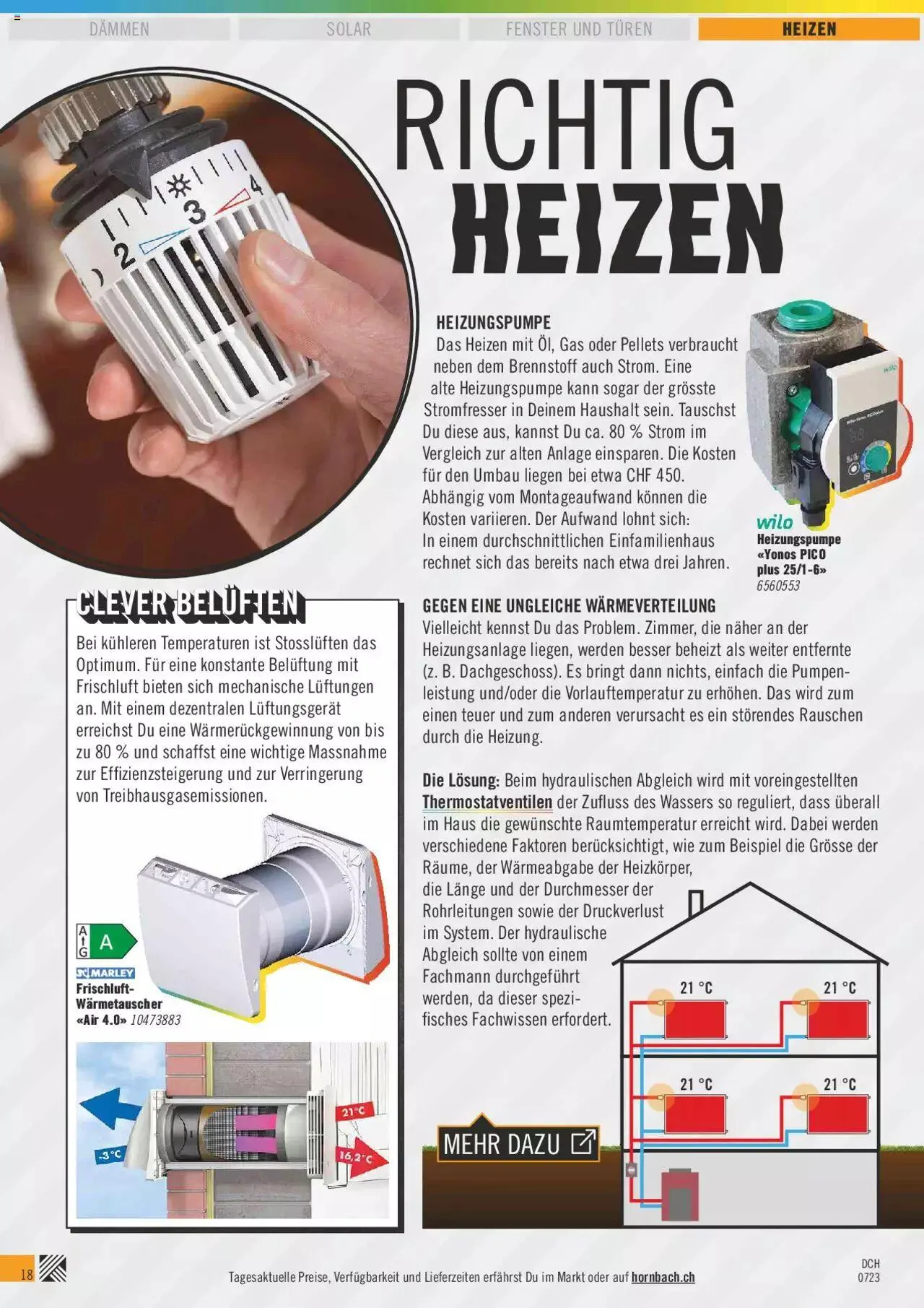 Hornbach Aktionen von 16. August bis 31. Dezember 2023 - Prospekt seite 18