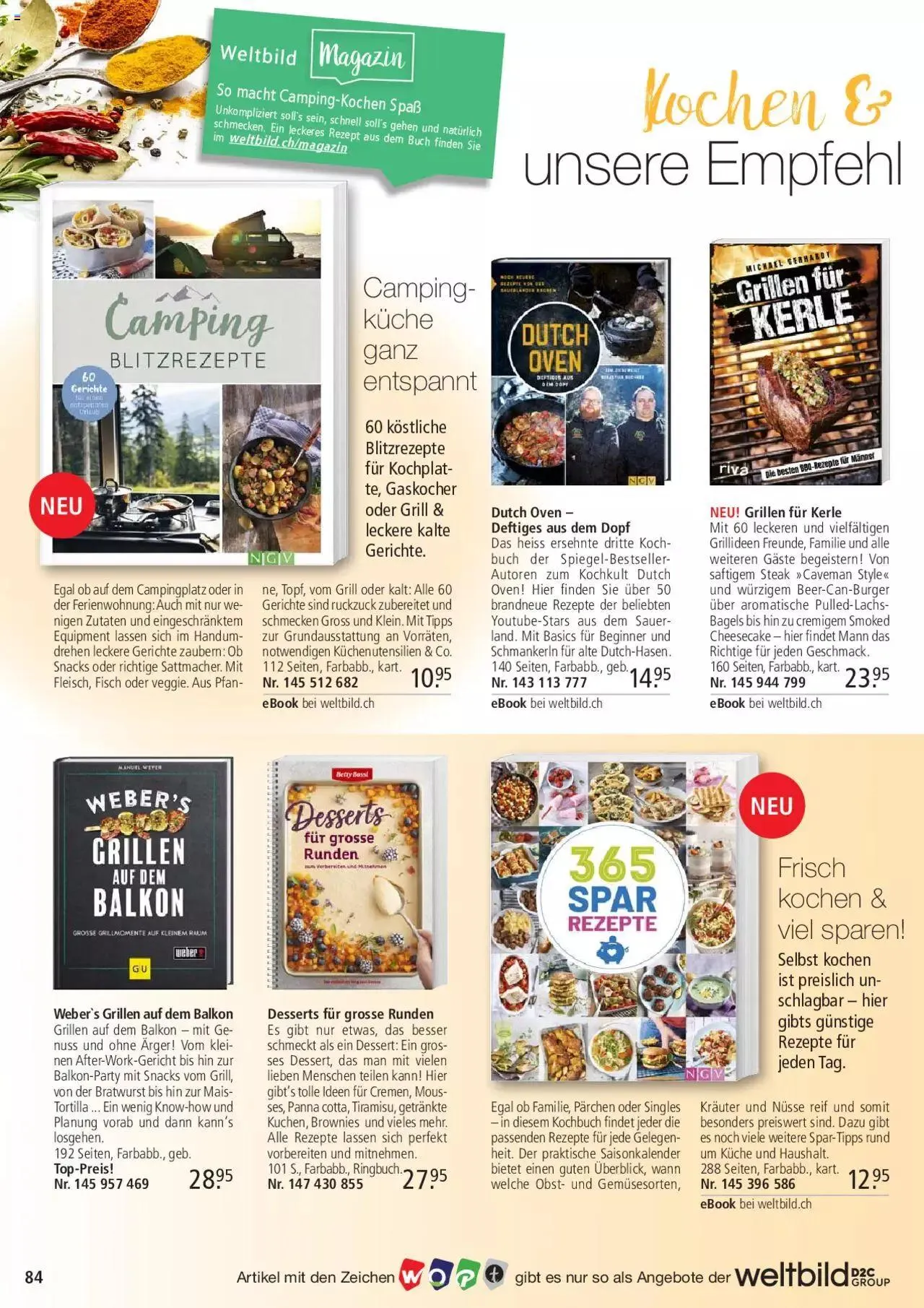 Weltbild Aktionen von 1. Juli bis 31. Juli 2023 - Prospekt seite  84