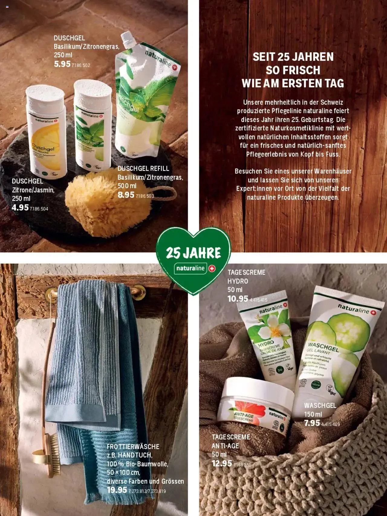 Coop City Aktionen Naturaline von 27. August bis 31. Dezember 2024 - Prospekt seite  22