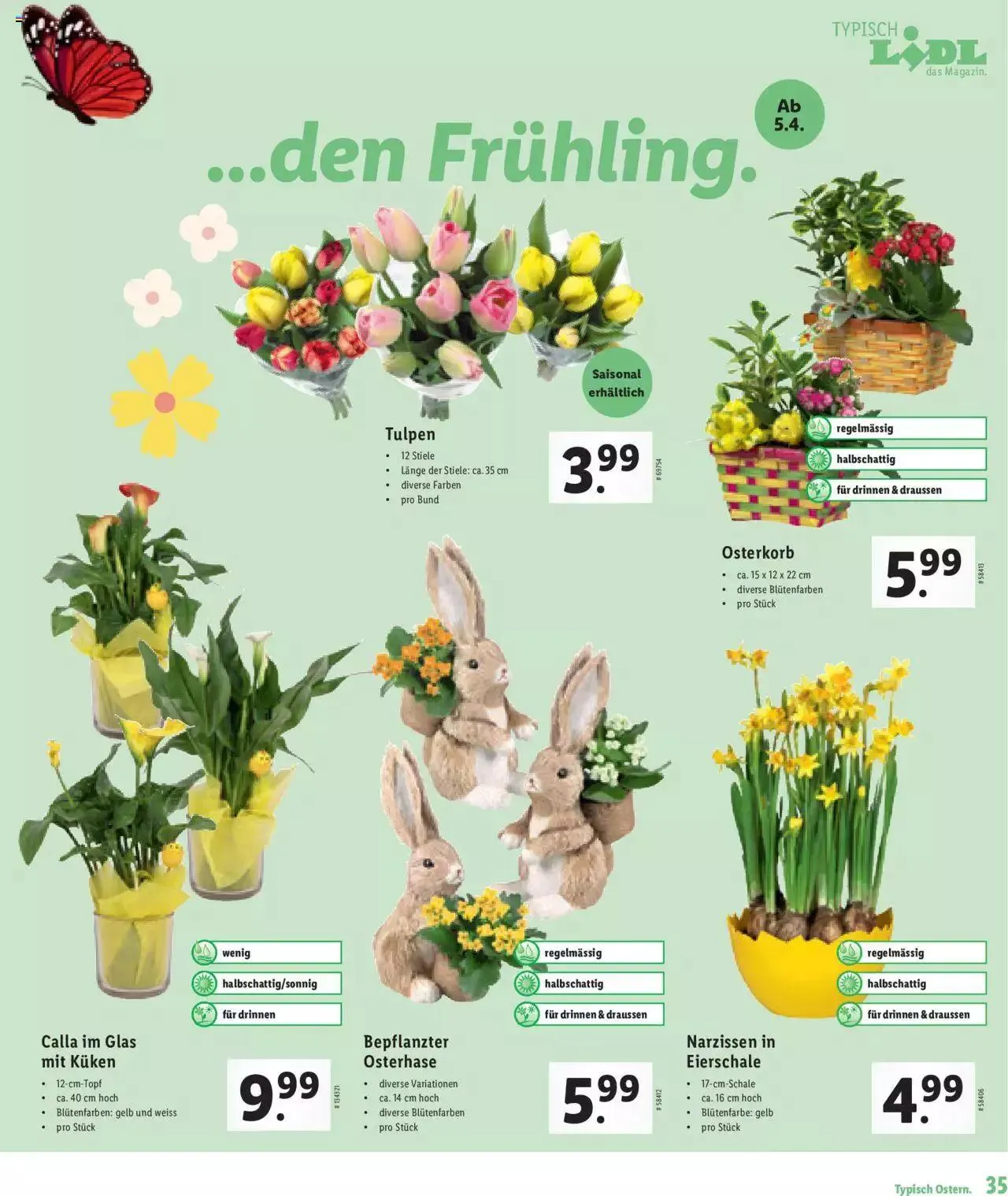 Lidl - Ostern von 2. März bis 31. Dezember 2023 - Prospekt seite 35