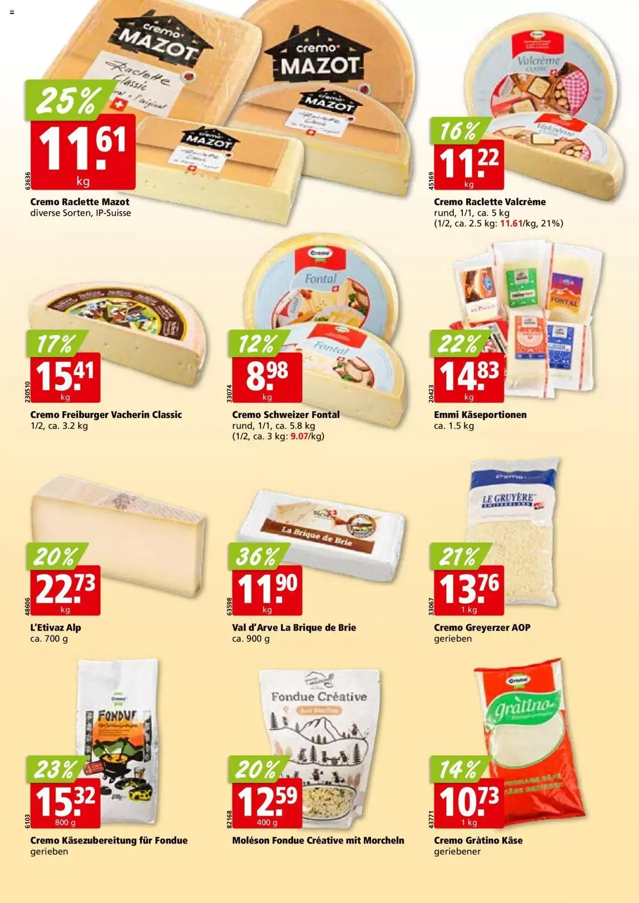 Aligro Aktionen - Chavannes, Matran, Genf, Sitten von 4. Dezember bis 9. Dezember 2023 - Prospekt seite 16