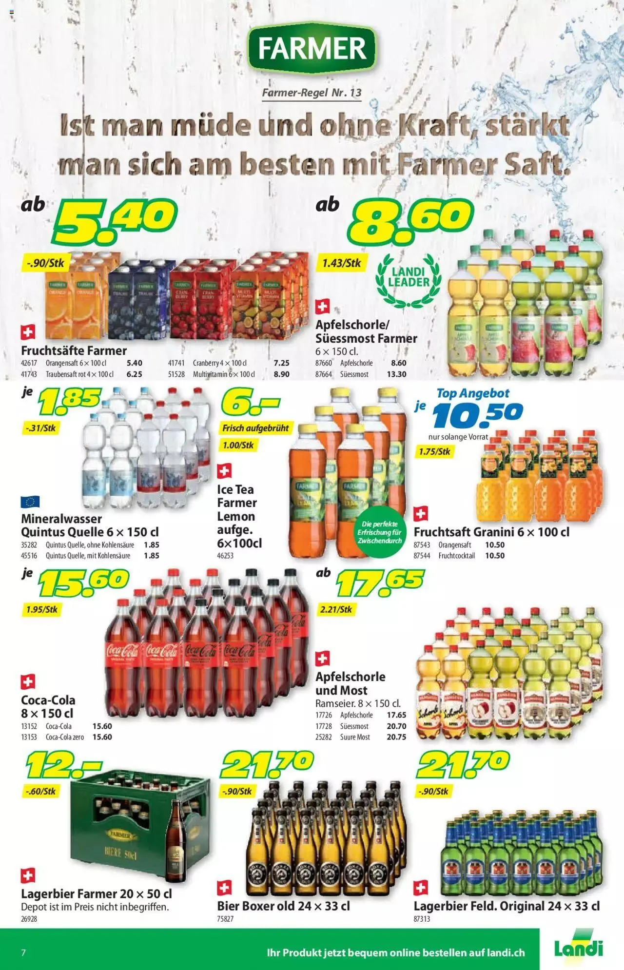 Landi - Aktueller Prospekt von 20. Februar bis 31. Dezember 2023 - Prospekt seite 7