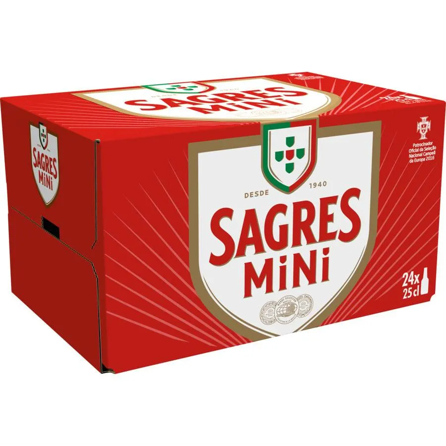 Sagres Bier 24 x 25 cl