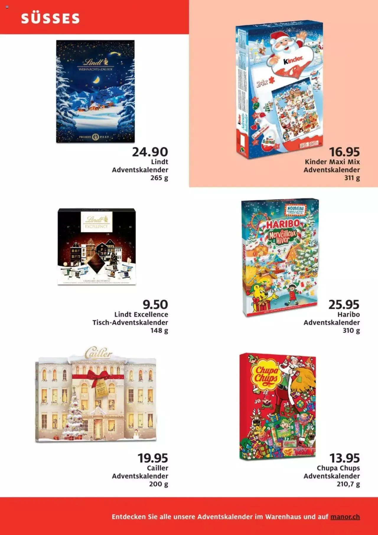 Manor Adventskalender von 19. Oktober bis 31. Dezember 2023 - Prospekt seite 6