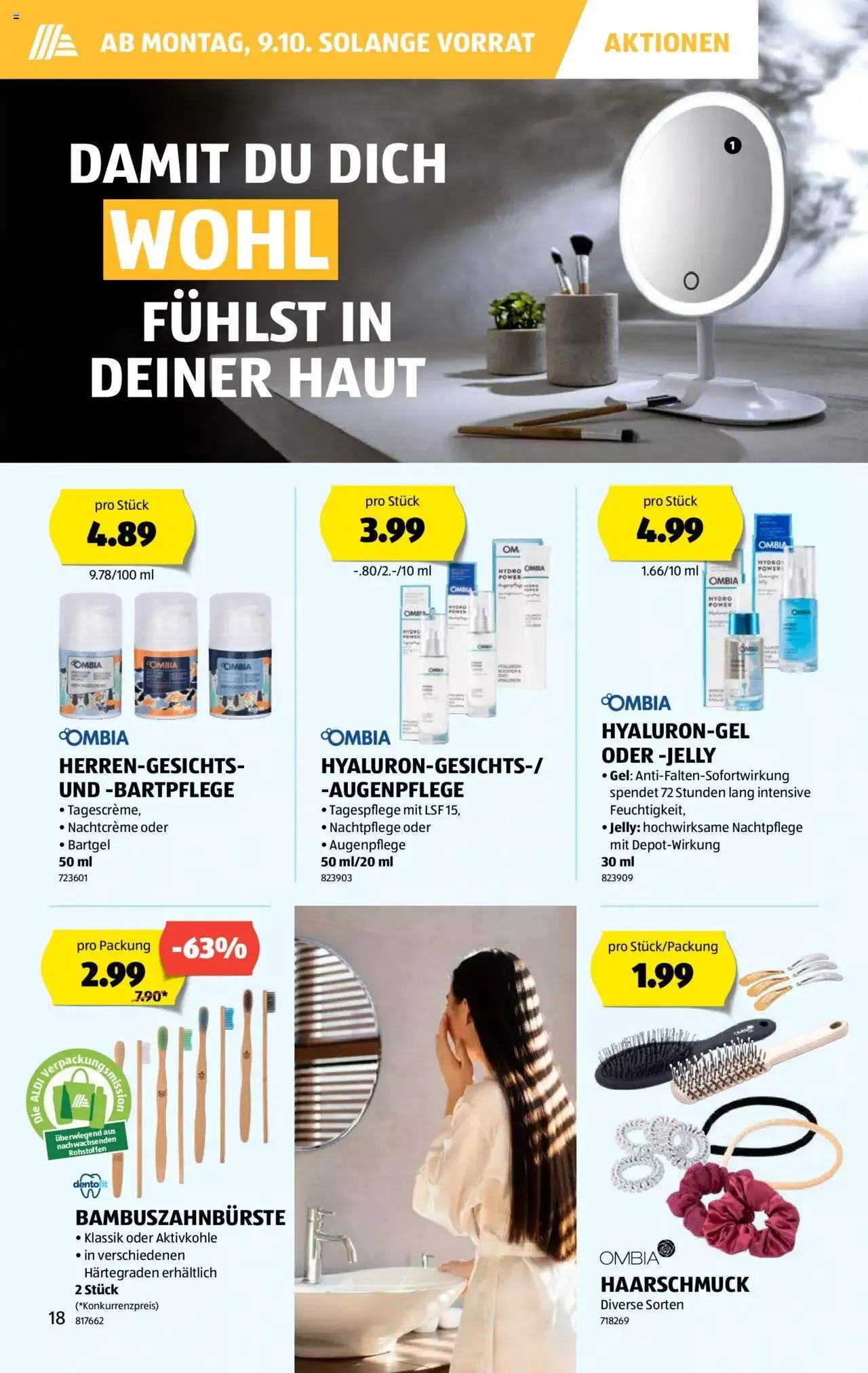 Aldi Aktionen von 5. Oktober bis 11. Oktober 2023 - Prospekt seite  18