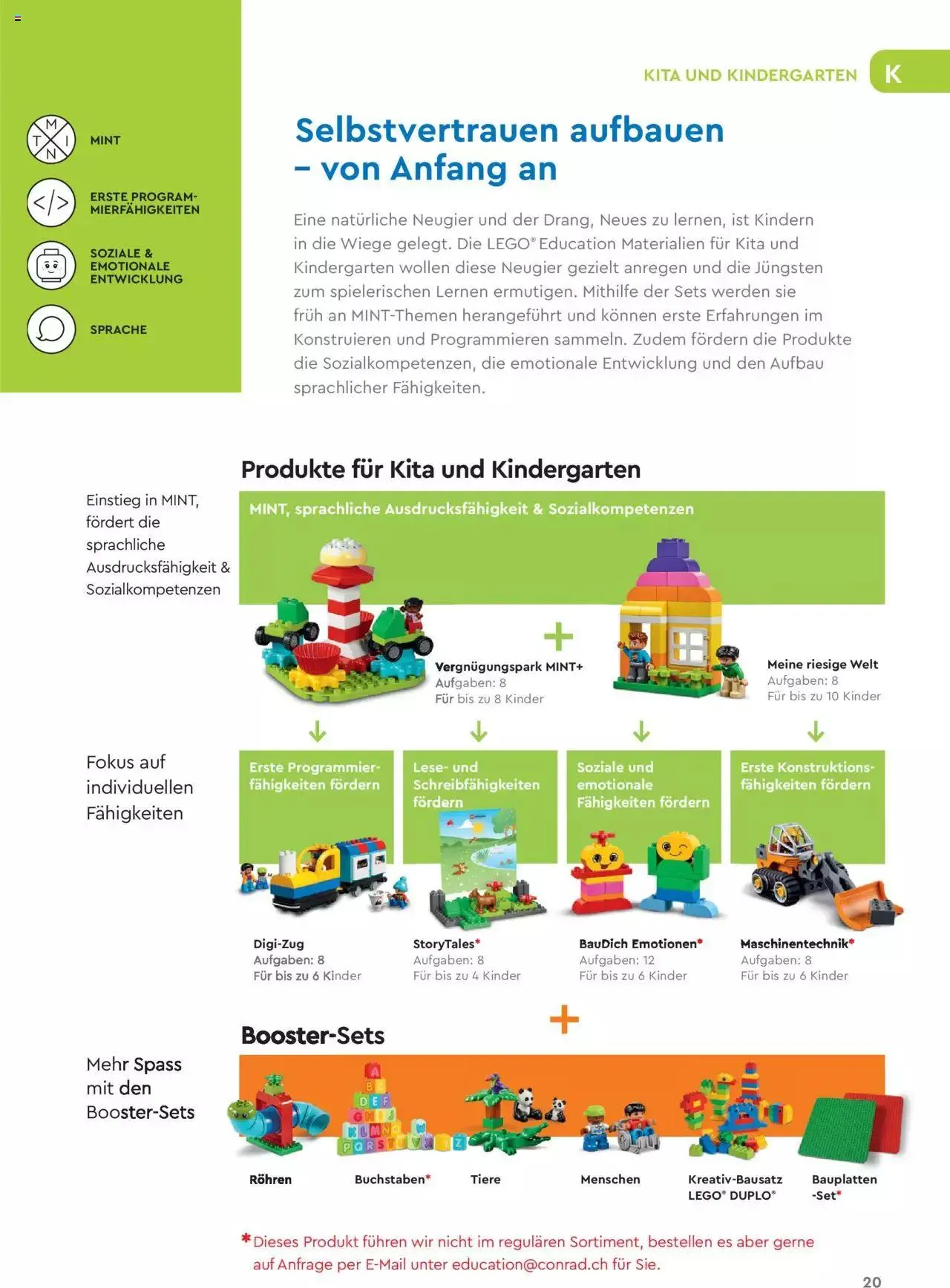 Conrad - Lego Education Lernkonzepte von 1. Januar bis 31. Dezember 2023 - Prospekt seite 21