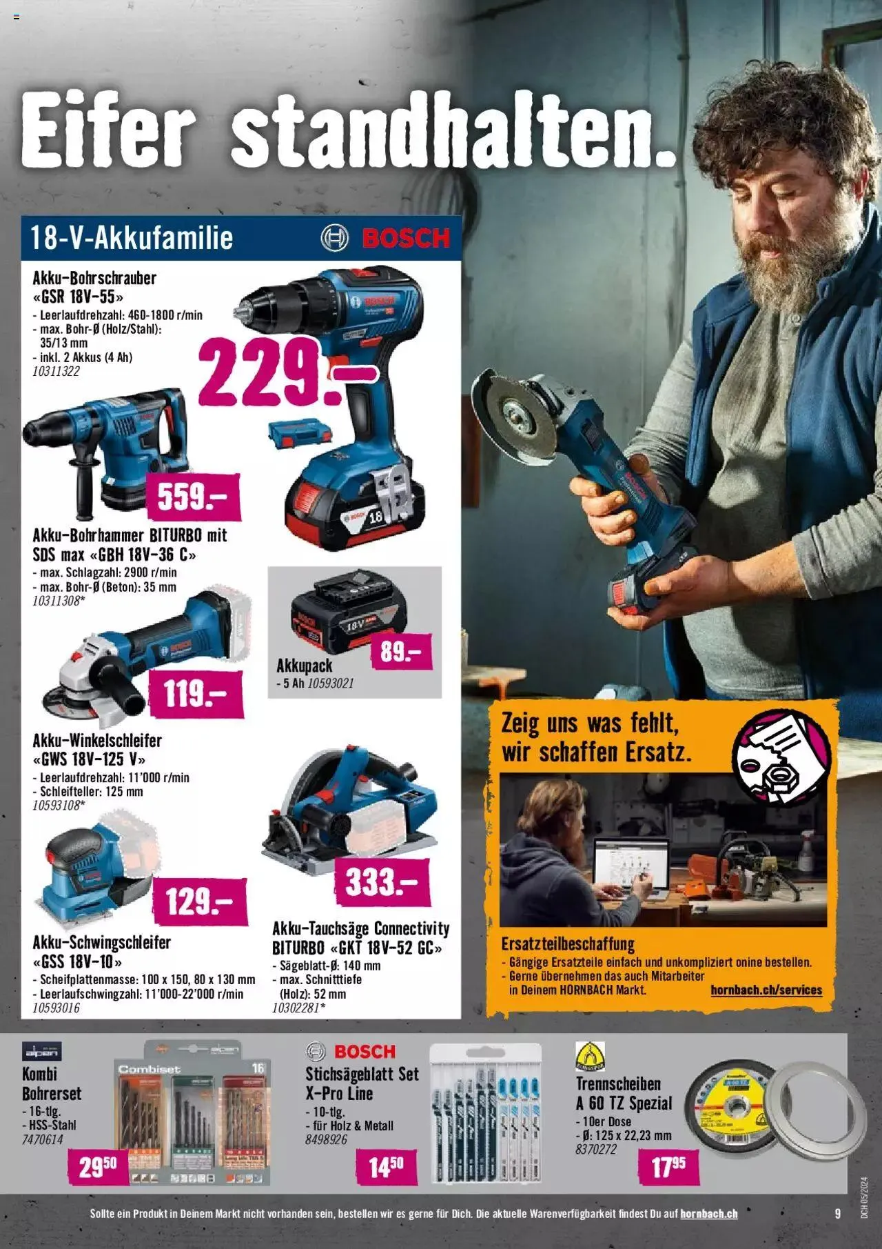 Hornbach Aktionen von 1. Februar bis 26. Februar 2024 - Prospekt seite  9
