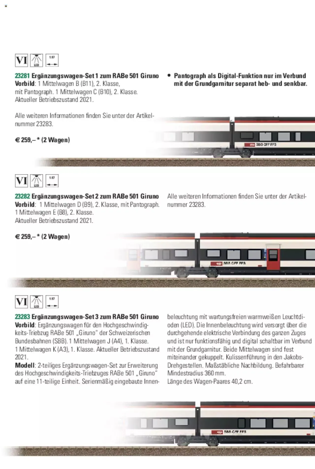 Conrad - TRIX H0 Neuheiten 2022 von 28. März bis 31. Dezember 2023 - Prospekt seite  217