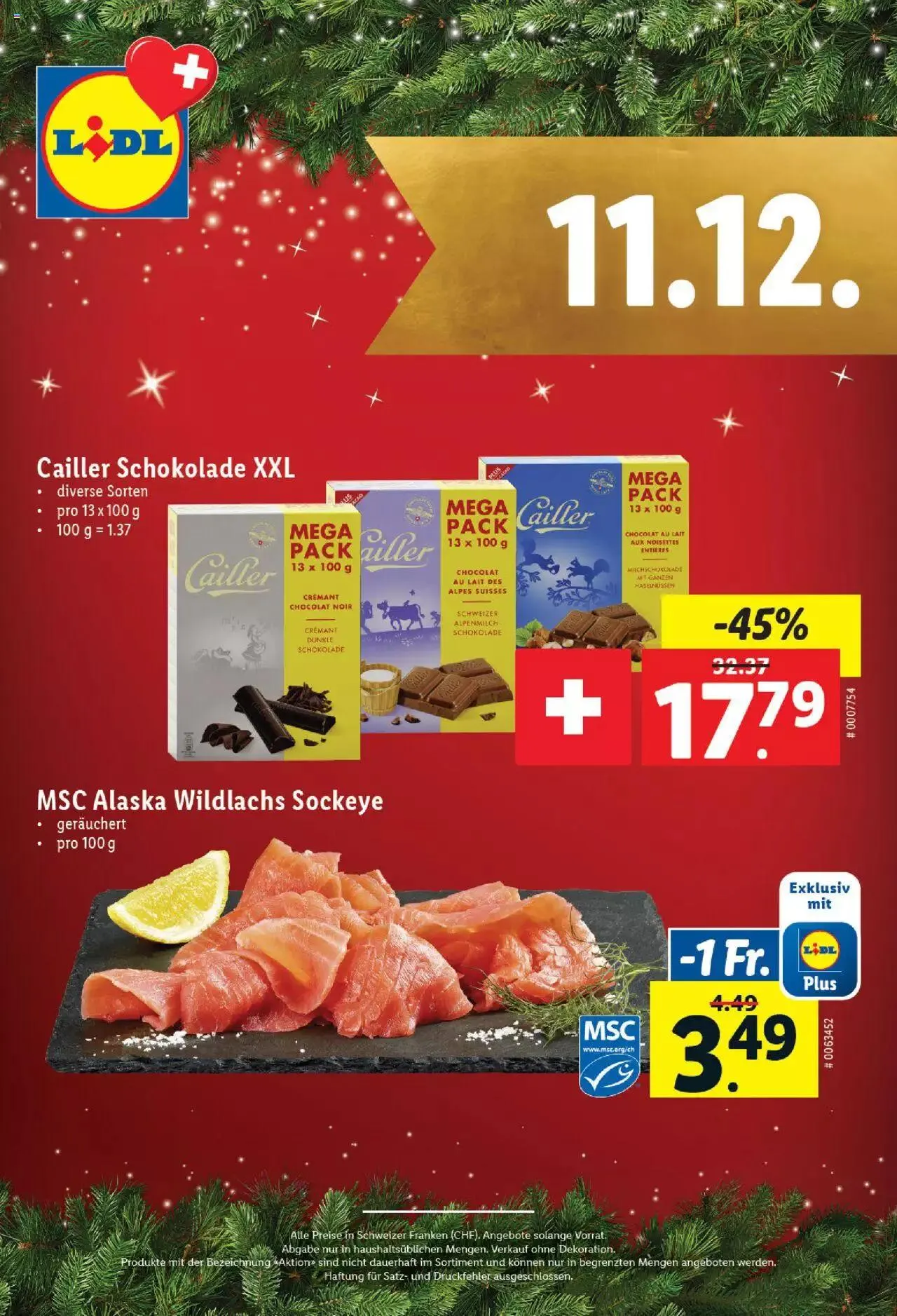 Lidl Aktionen Magische Weihnachtszeit von 1. Dezember bis 24. Dezember 2023 - Prospekt seite 11