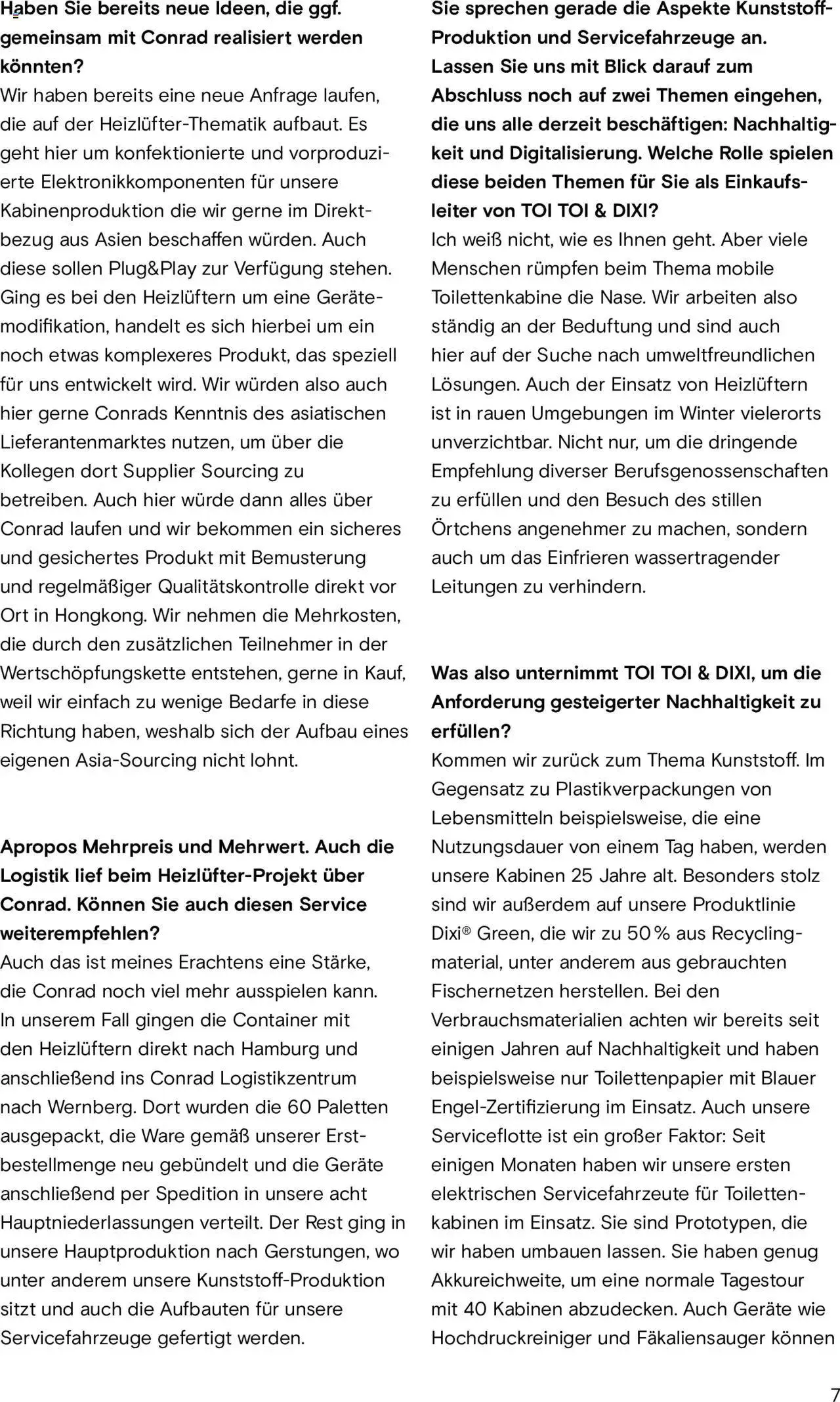 Conrad Aktionen von 1. Mai bis 31. Dezember 2024 - Prospekt seite  8