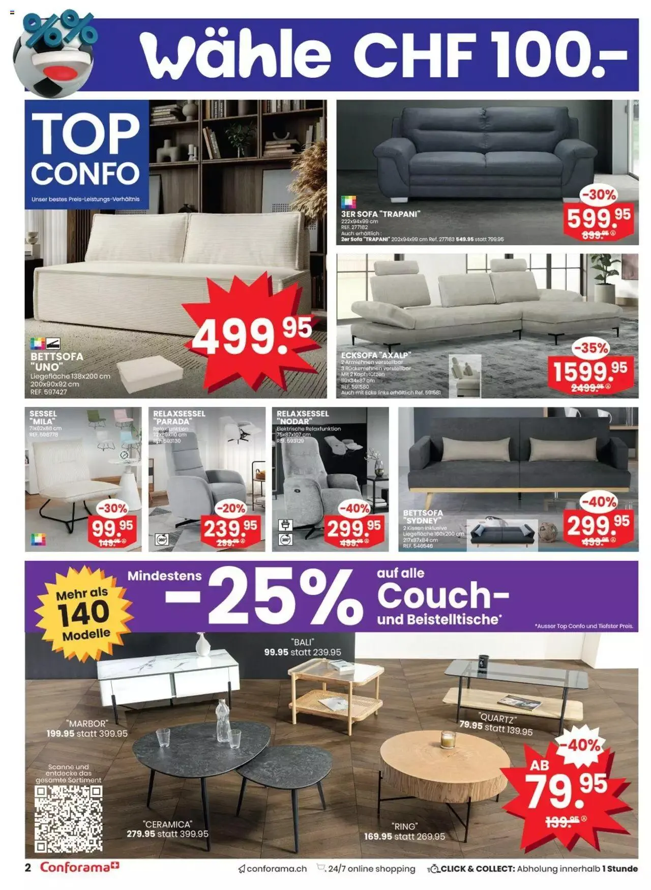 Conforama Aktionen von 4. Juni bis 17. Juni 2024 - Prospekt seite  2