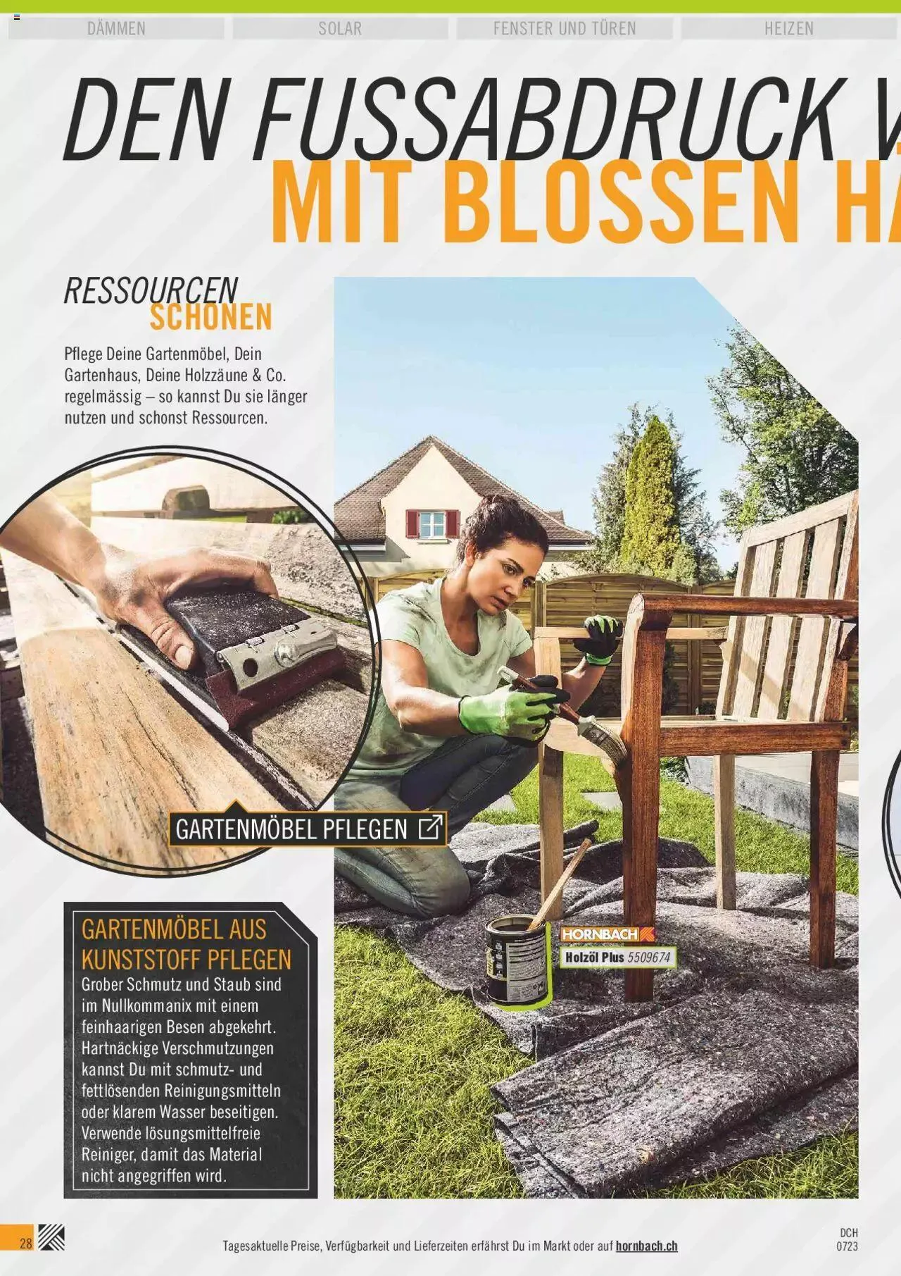 Hornbach Aktionen von 16. August bis 31. Dezember 2023 - Prospekt seite 28