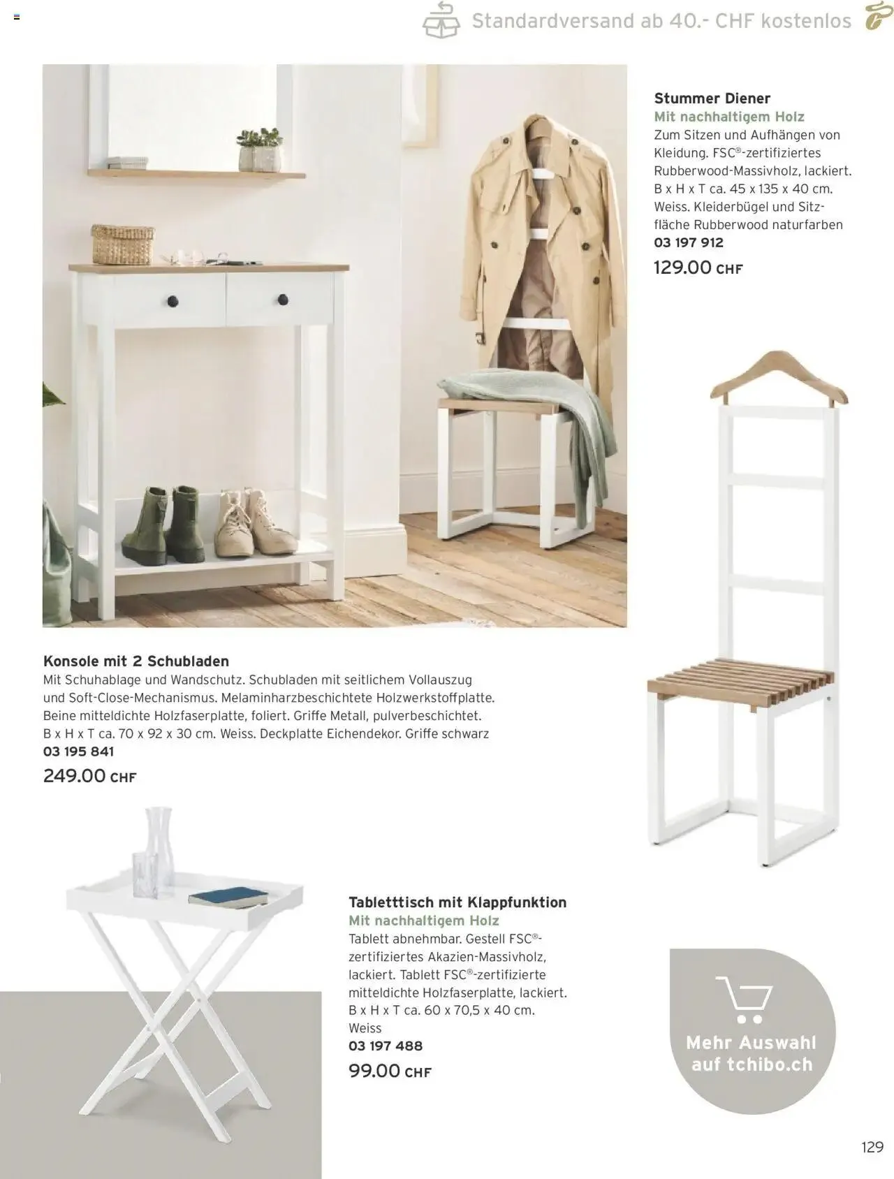 Tchibo Aktionen von 13. September bis 31. Dezember 2024 - Prospekt seite  129