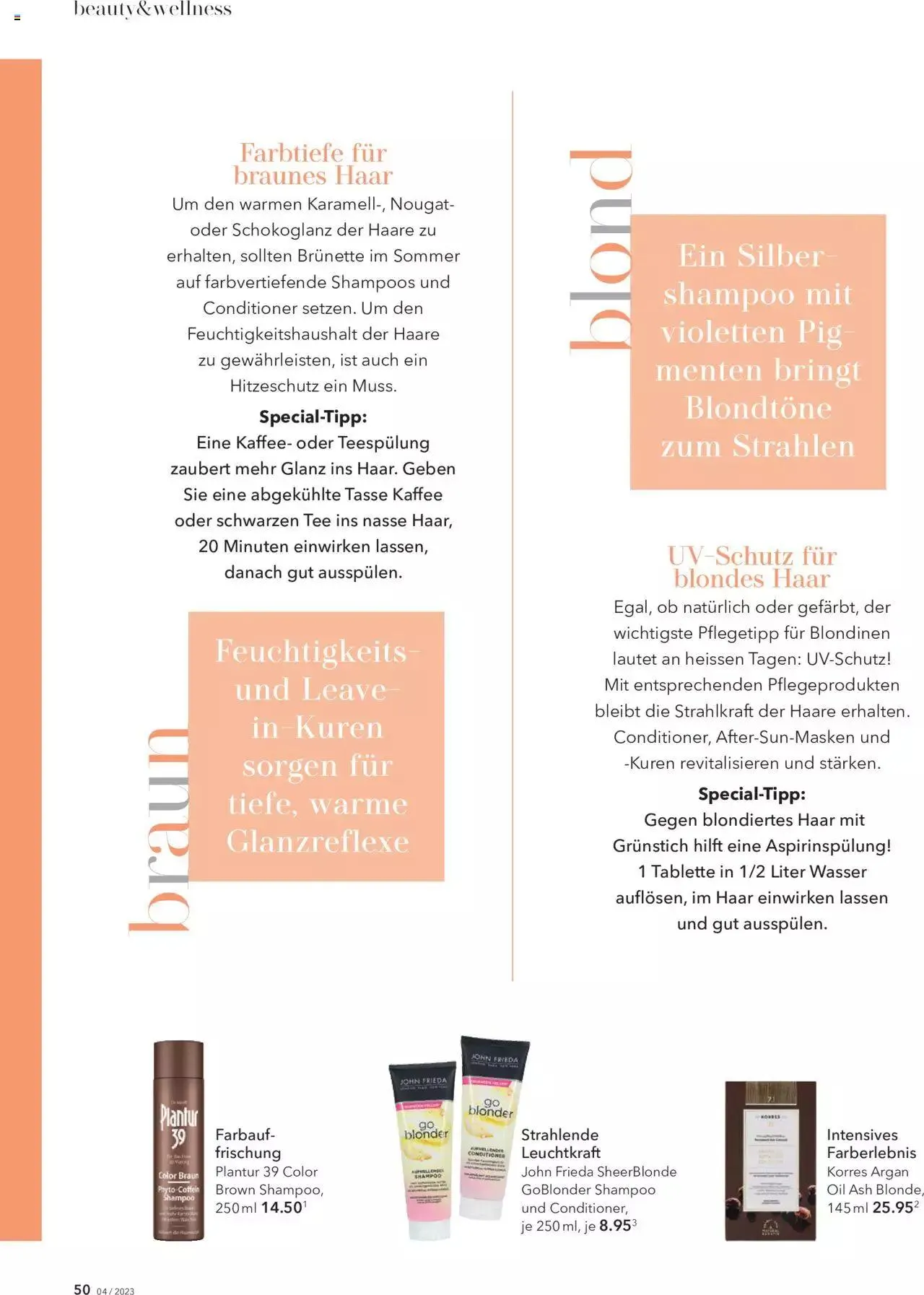 Coop Aktionen Beauty & Life von 1. August bis 31. Dezember 2023 - Prospekt seite  50