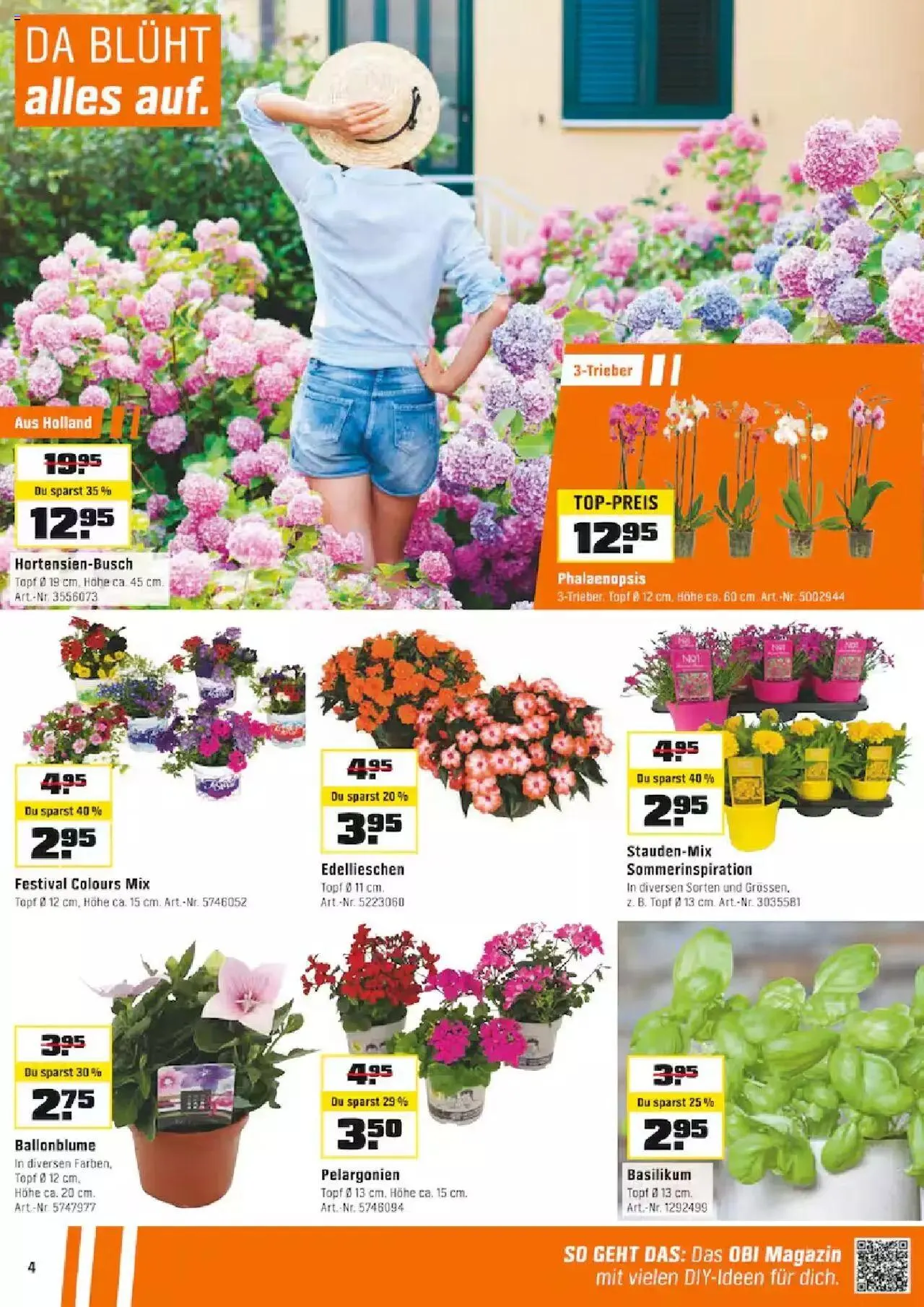 OBI Aktionen von 3. Juni bis 15. Juni 2024 - Prospekt seite  4