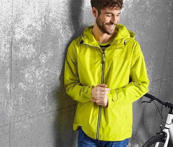 Regenjacke, gelb