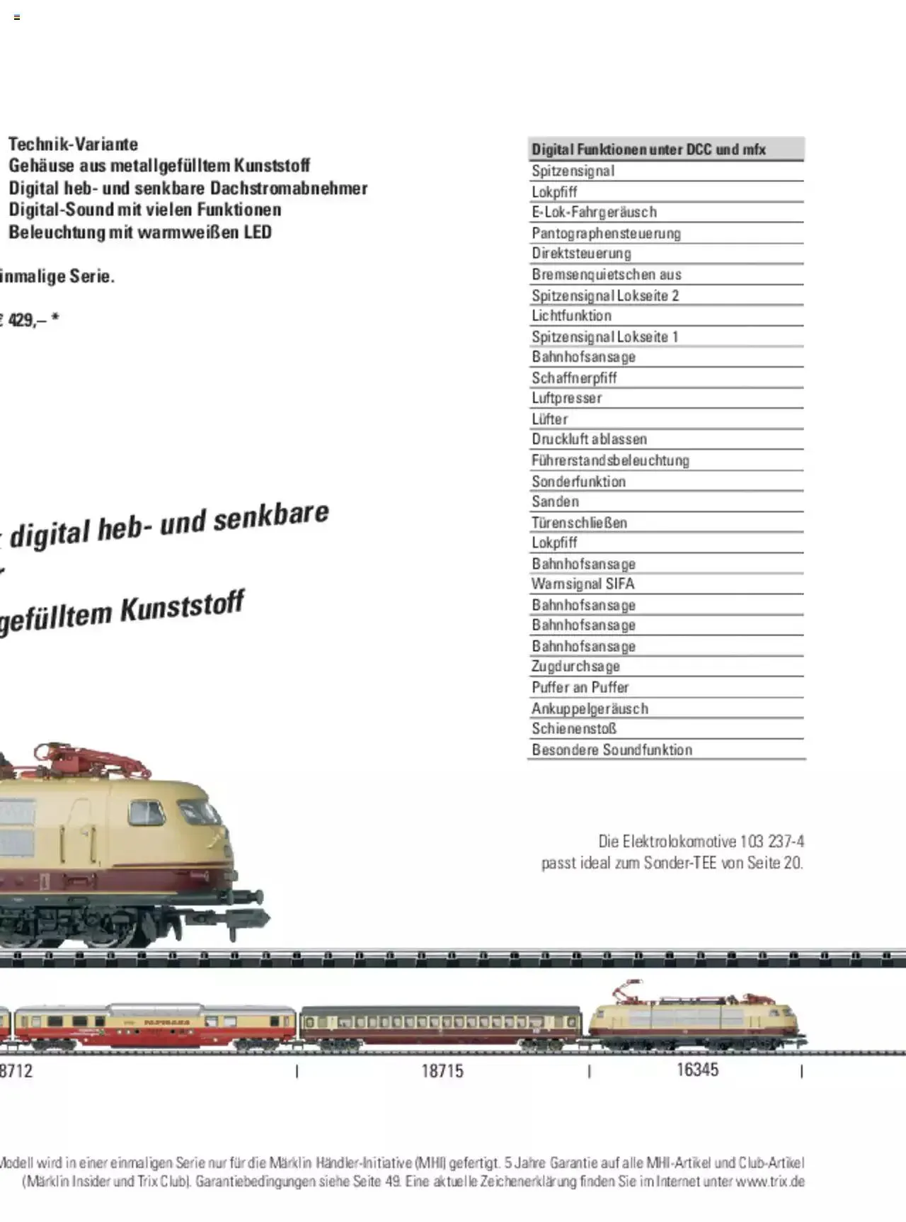 Conrad - TRIX H0 Neuheiten 2022 von 28. März bis 31. Dezember 2023 - Prospekt seite 12