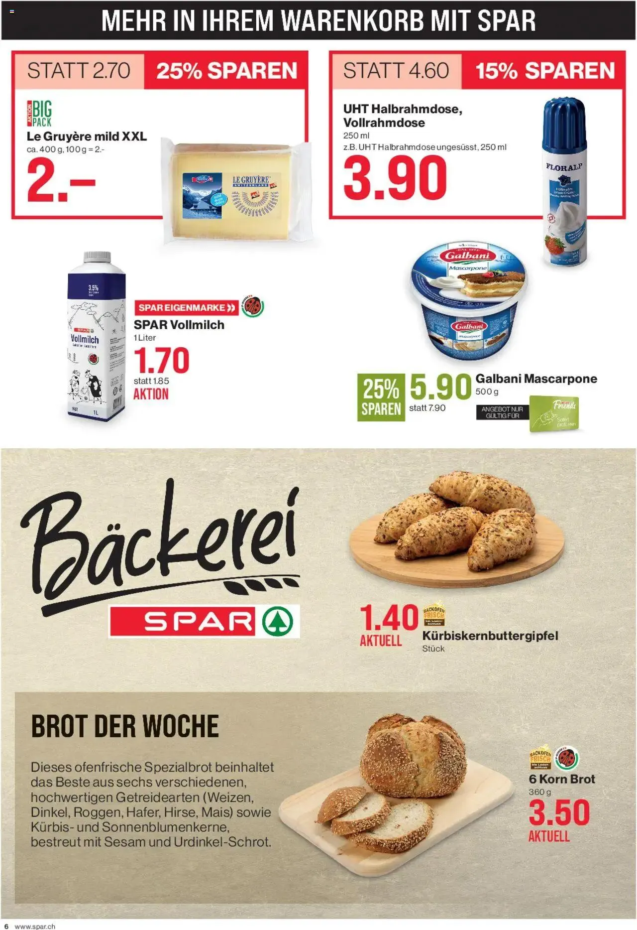 SPAR Aktionen von 24. Oktober bis 30. Oktober 2024 - Prospekt seite  6