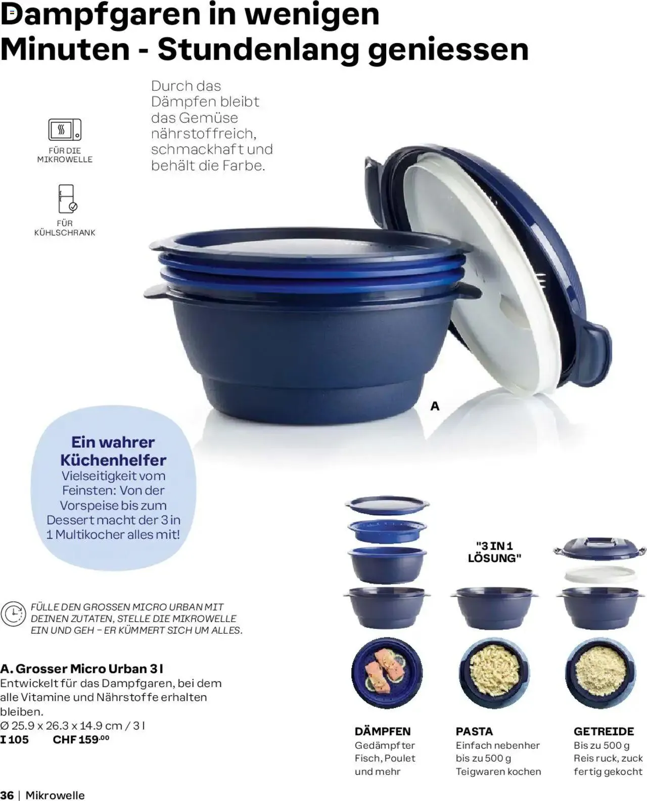 Tupperware Aktionen Herbst / Winter 2024/25 von 2. September bis 31. Dezember 2024 - Prospekt seite  36