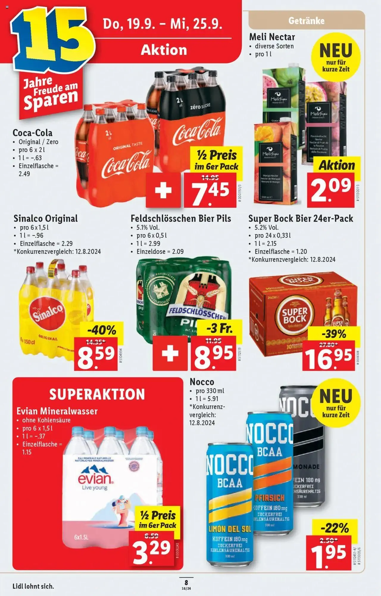 Lidl Aktionen von 19. September bis 25. September 2024 - Prospekt seite  8