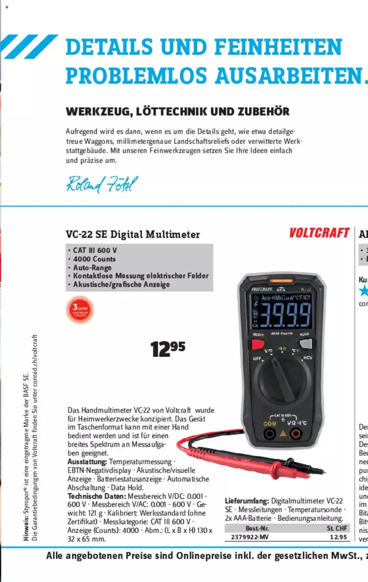 Conrad - Modellbahn Katalog 2022/23 von 5. September bis 31. Dezember 2023 - Prospekt seite  541