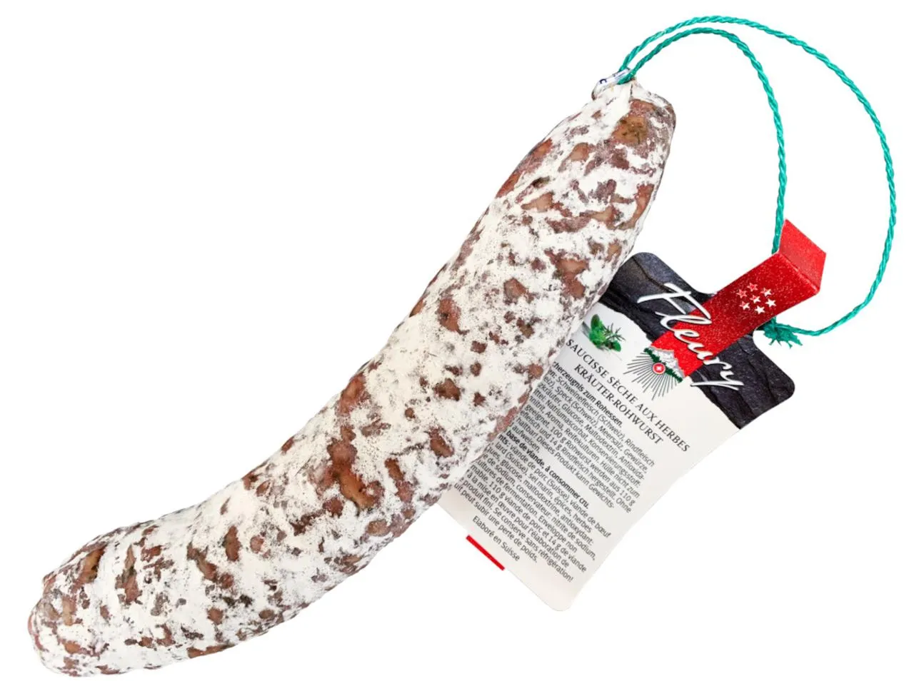 Wurst mit Alpenkräuter geschmack