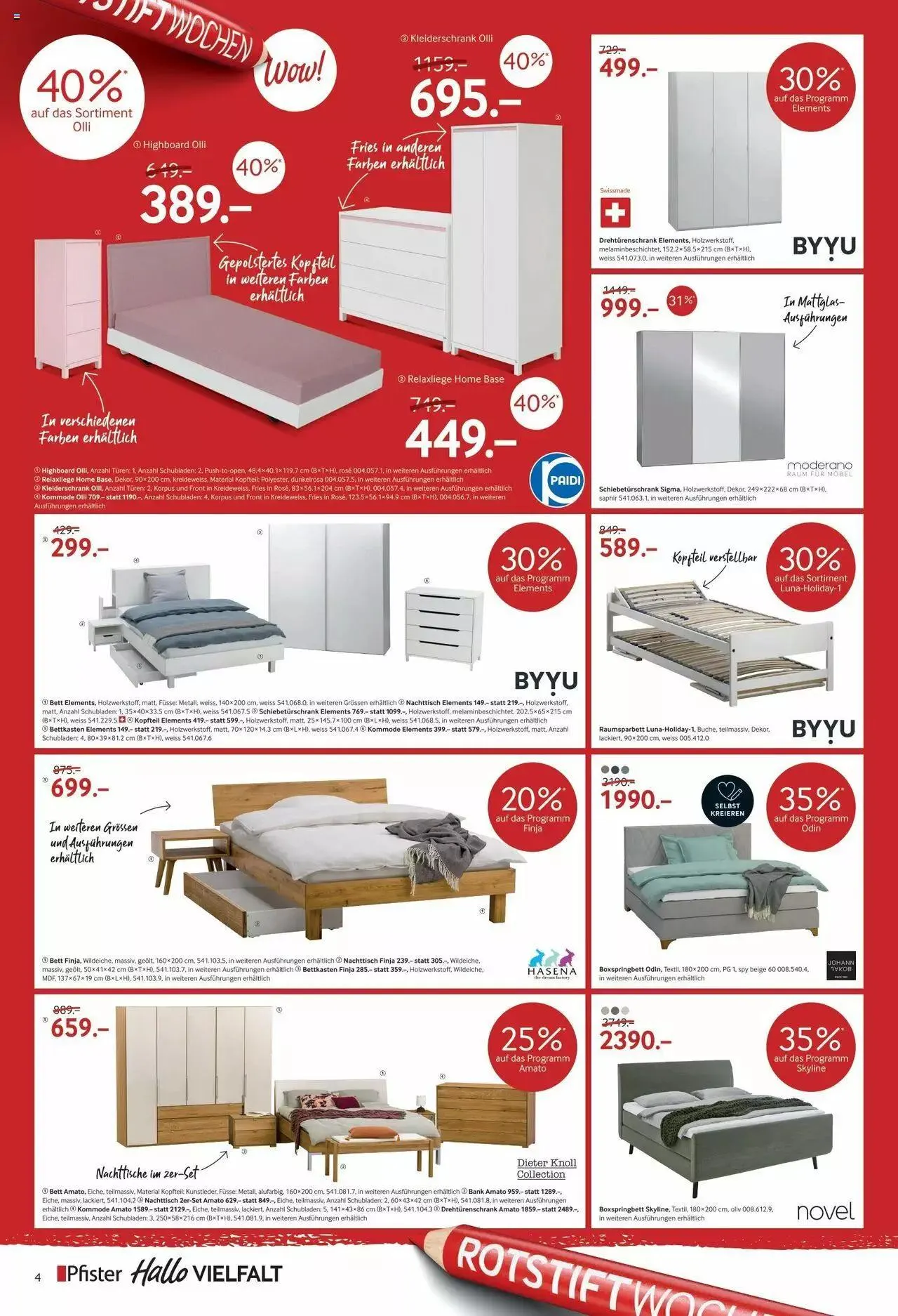 Pfister Aktionen von 27. Juni bis 21. August 2023 - Prospekt seite 4