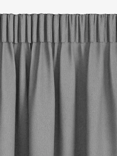 Verdunkelungs-Vorhang ARA 1x140x300 Kord grau