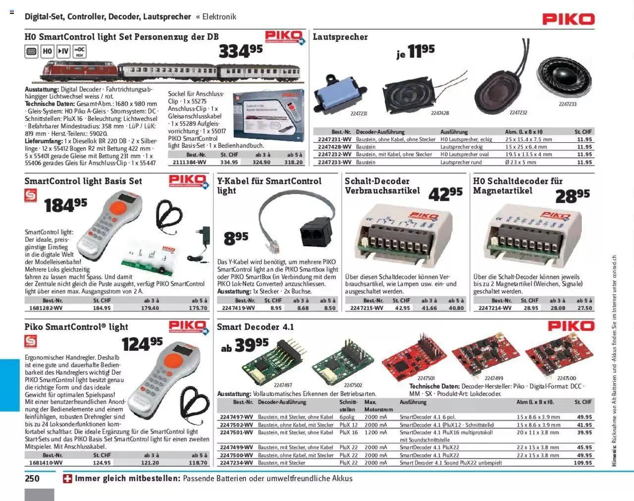 Conrad - Modellbahn 2021/22 von 1. Januar bis 31. Dezember 2023 - Prospekt seite  252