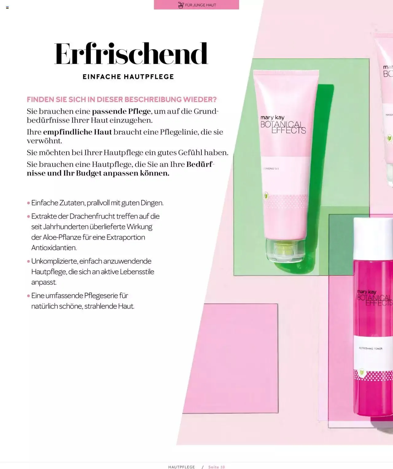Mary Kay - Hautpflege von 1. April bis 31. Dezember 2023 - Prospekt seite 10