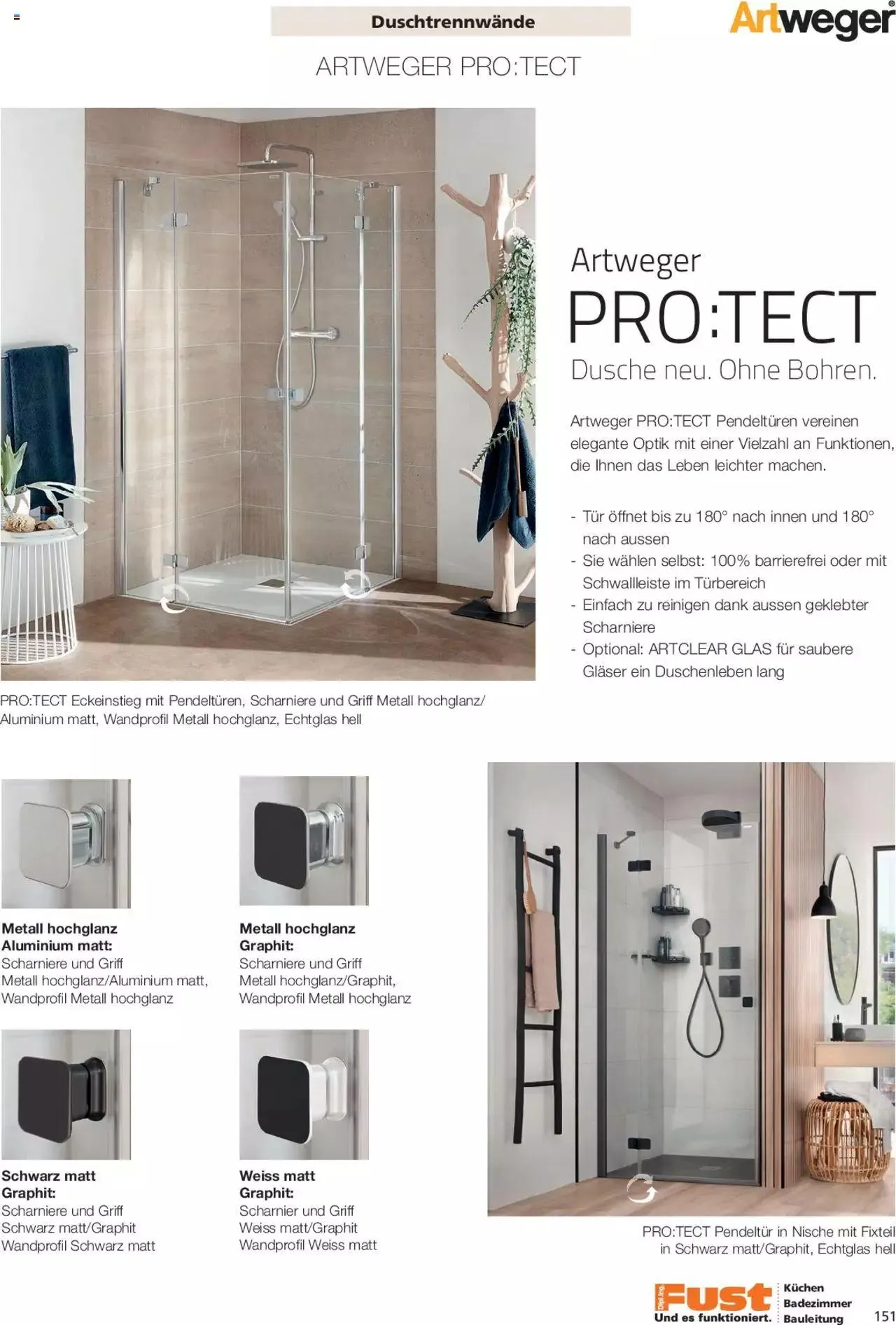 Fust Aktionen Badezimmermagazin von 17. April bis 31. Dezember 2024 - Prospekt seite  151