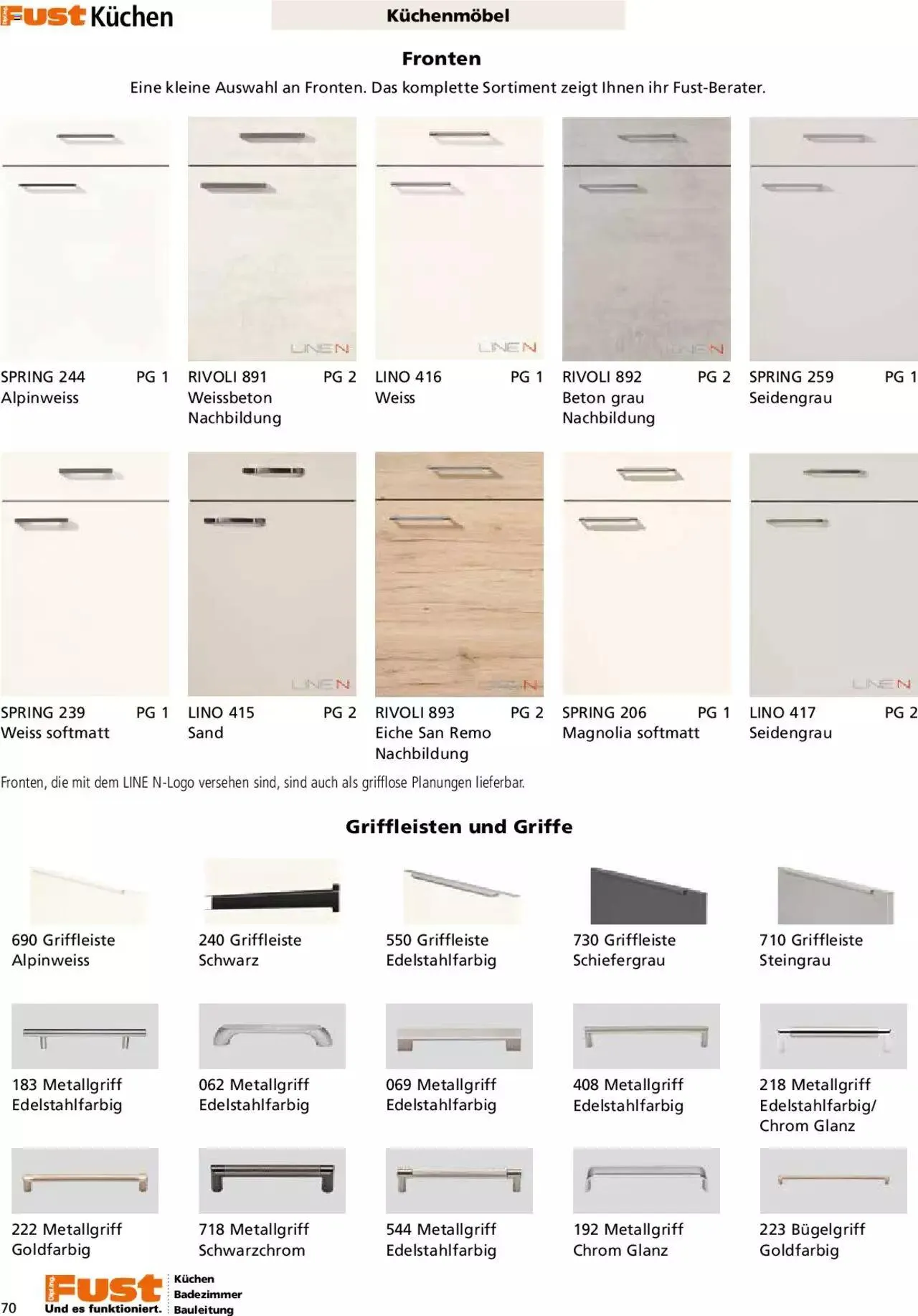 Fust - Küchenmagazin - Riesenauswahl von 22. Februar bis 31. Dezember 2023 - Prospekt seite  70