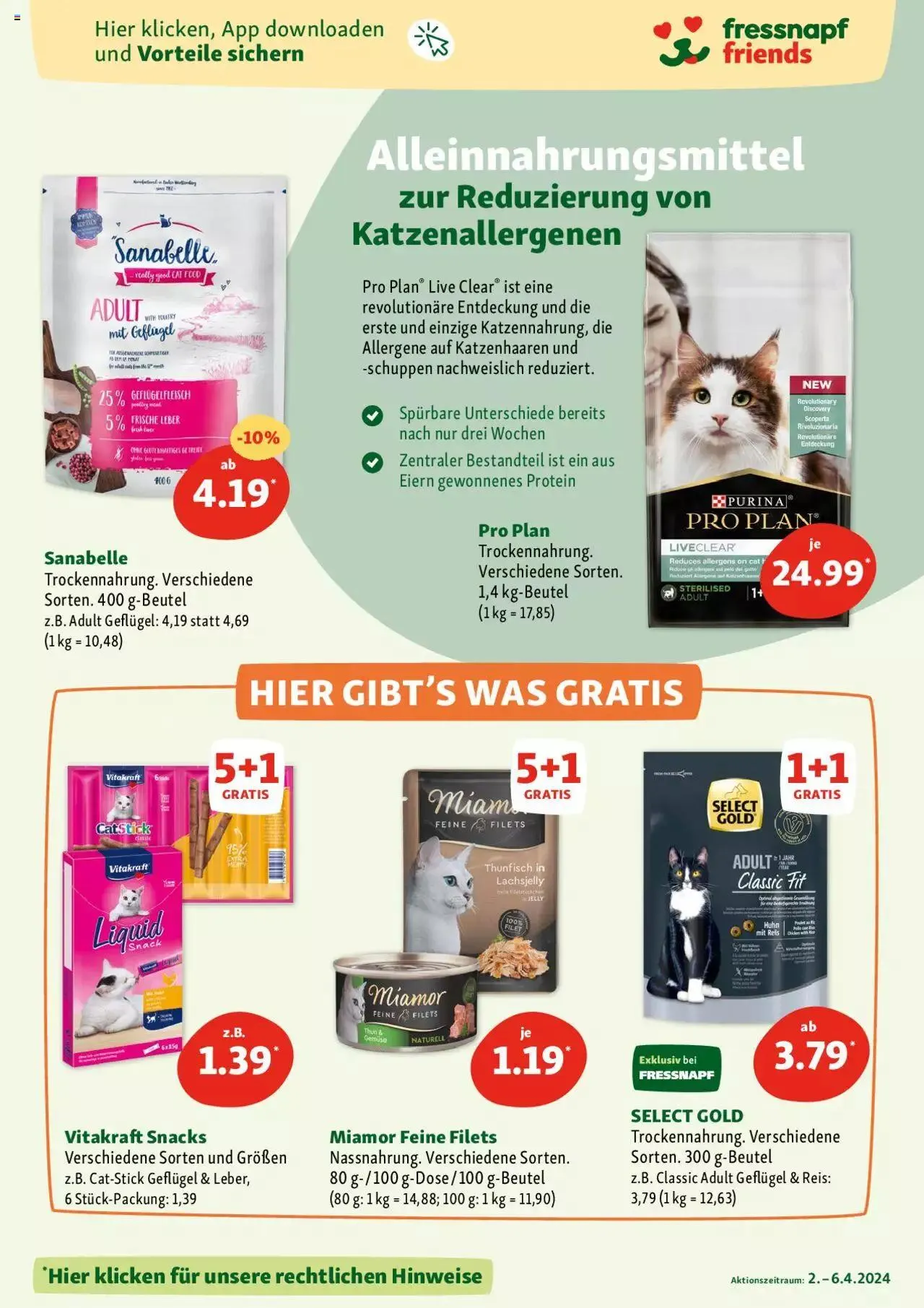 Fressnapf Leaflet von 2. April bis 6. April 2024 - Prospekt seite  11