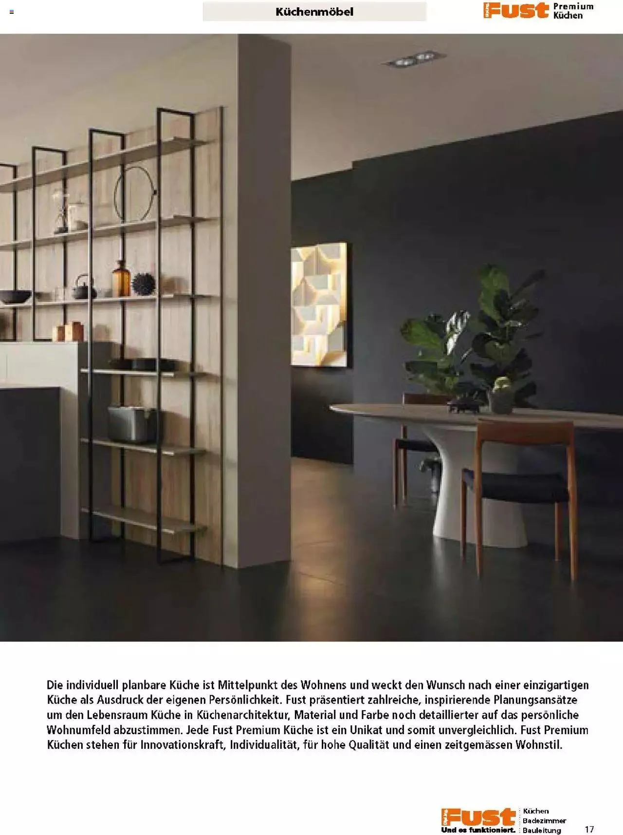 Fust Küchen- und Badezimmerprospekt von 4. März bis 31. Dezember 2024 - Prospekt seite  17
