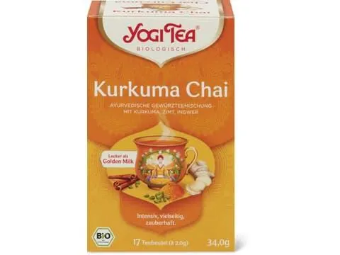 Yogi Tea · Kurkumateemischung · Kräuter und Gewürzteemischung