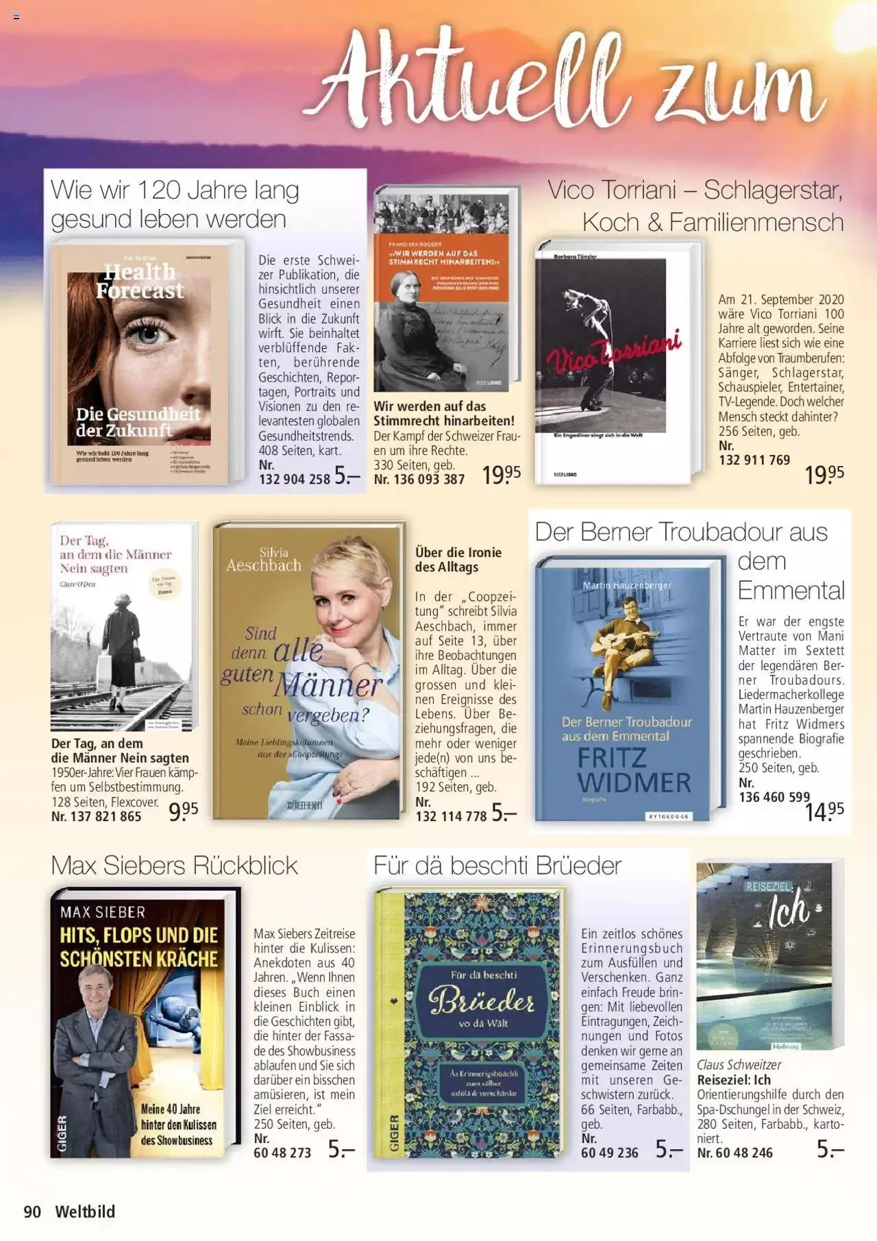 Weltbild Aktionen von 1. Juli bis 31. Juli 2023 - Prospekt seite  90