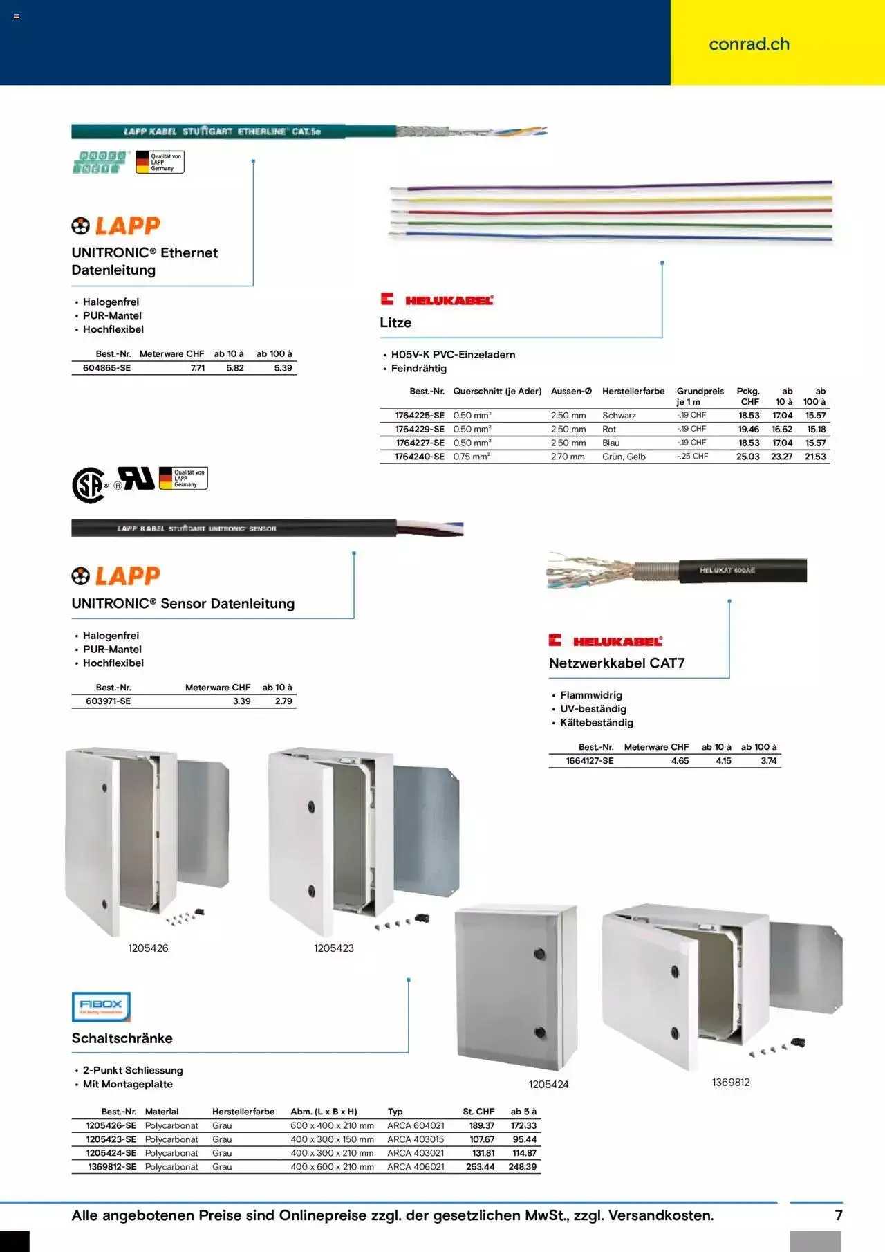 Conrad Automation und Robotik von 18. Juli bis 31. Dezember 2023 - Prospekt seite 7