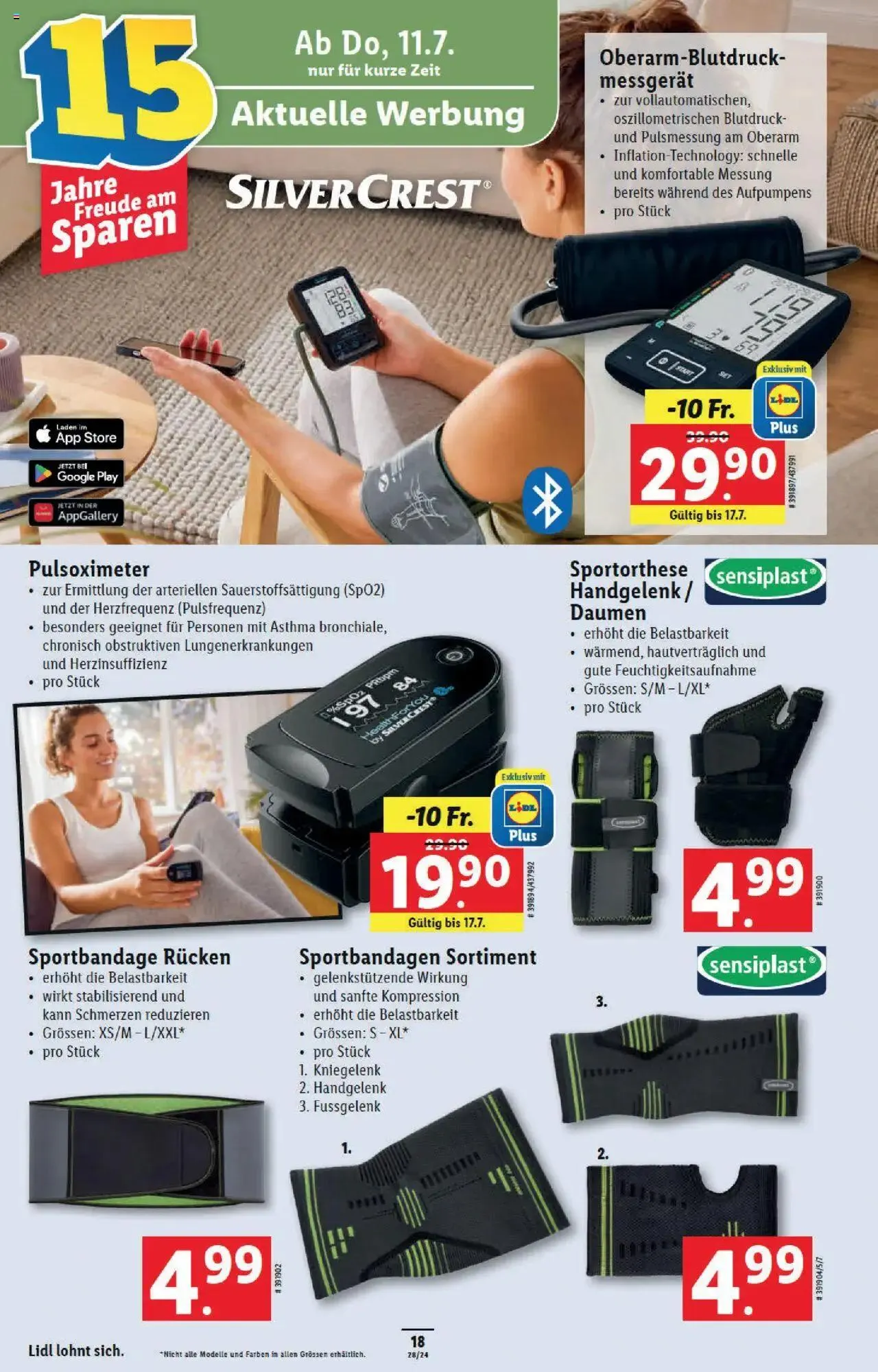 Lidl Aktionen von 11. Juli bis 17. Juli 2024 - Prospekt seite 18