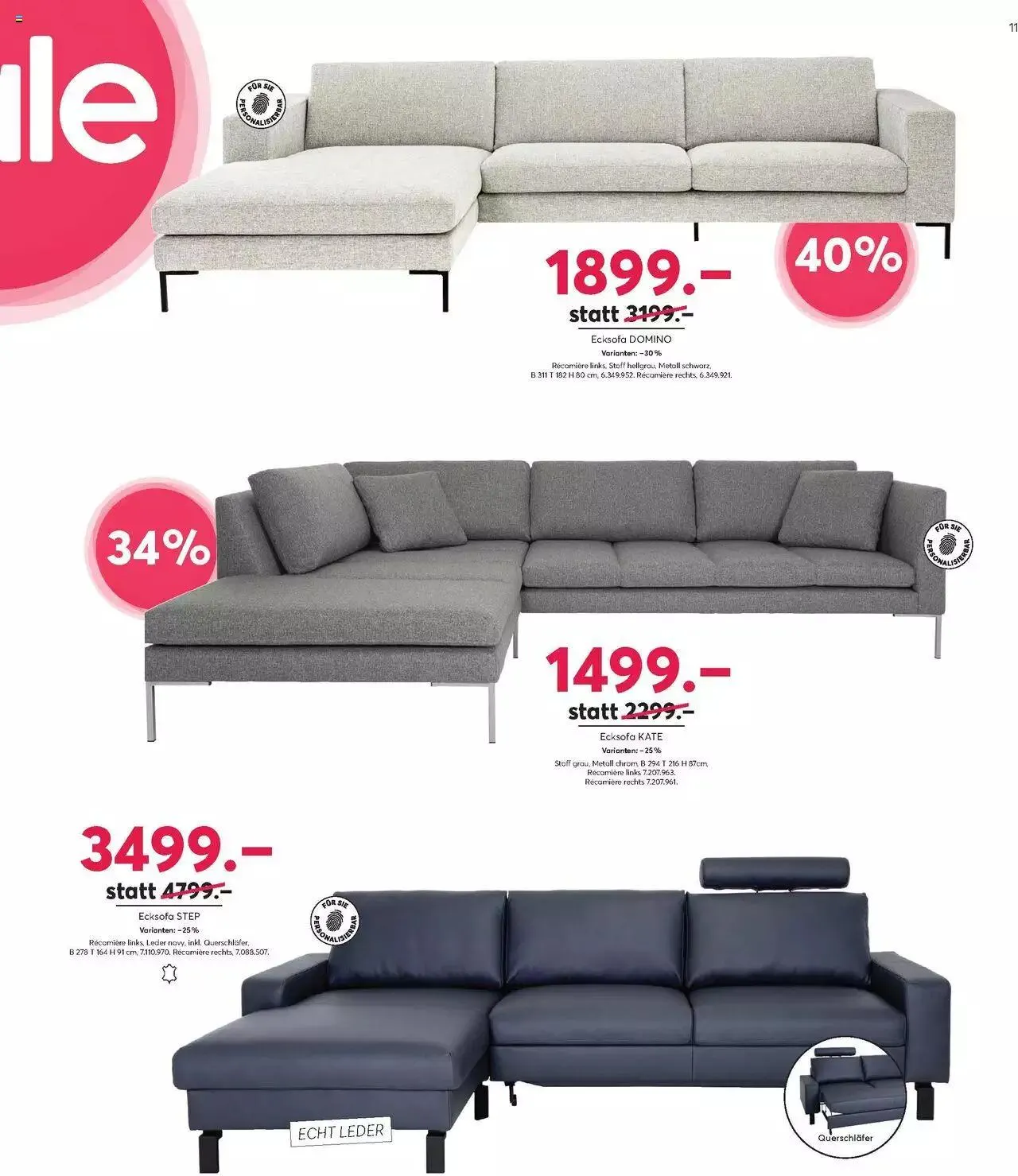 Livique Sale von 25. Juni bis 12. August 2024 - Prospekt seite 11