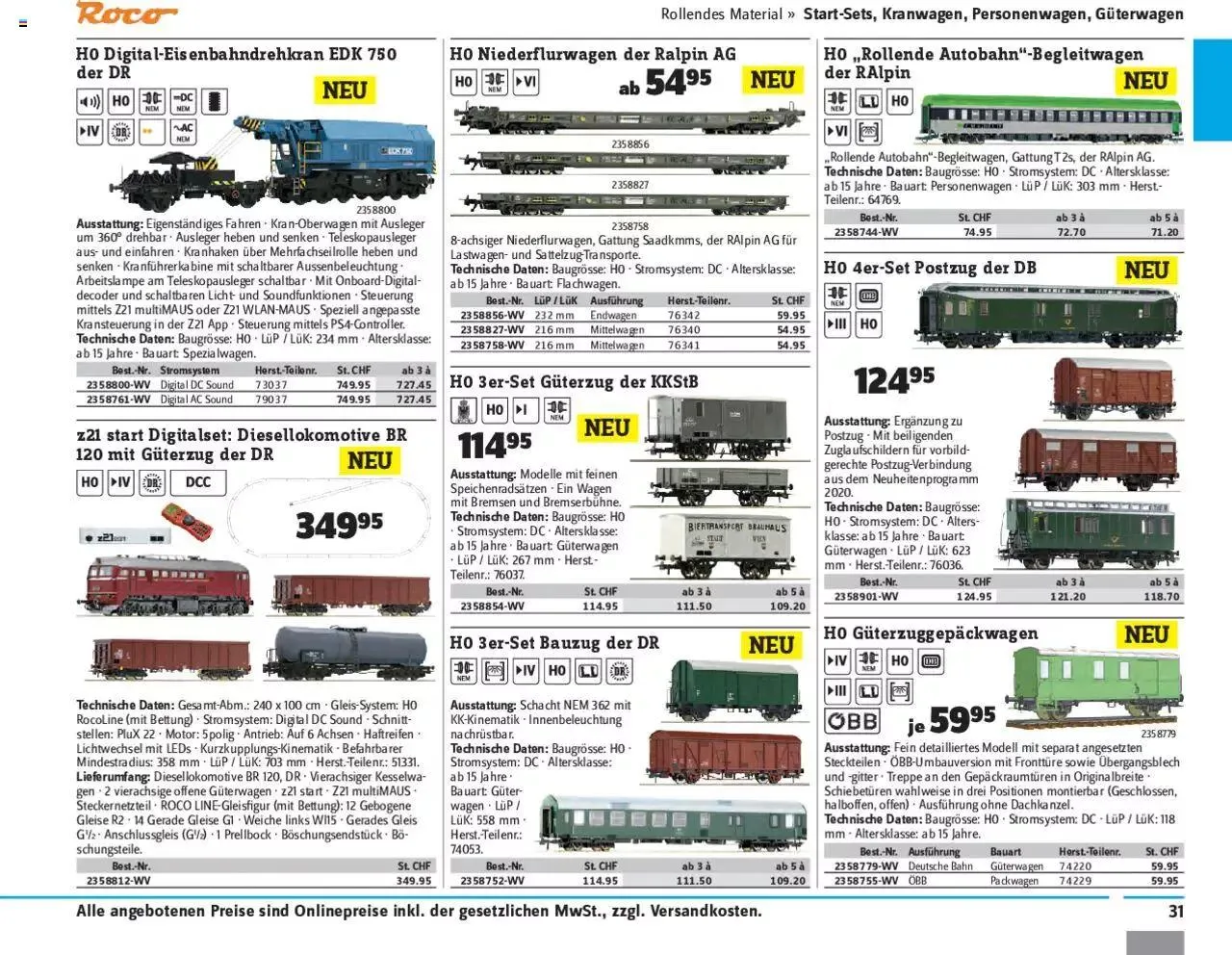 Conrad - Modellbahn 2021/22 von 1. Januar bis 31. Dezember 2023 - Prospekt seite  33