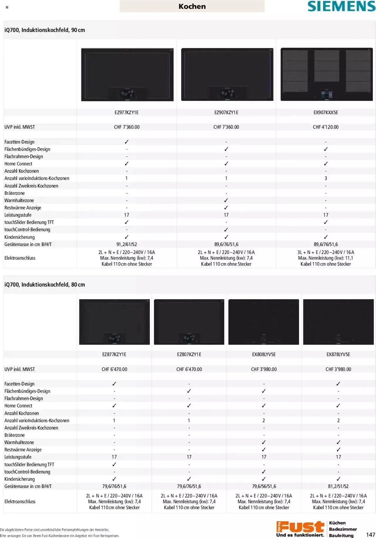 Fust - Küchenmagazin - Riesenauswahl von 22. Februar bis 31. Dezember 2023 - Prospekt seite 147