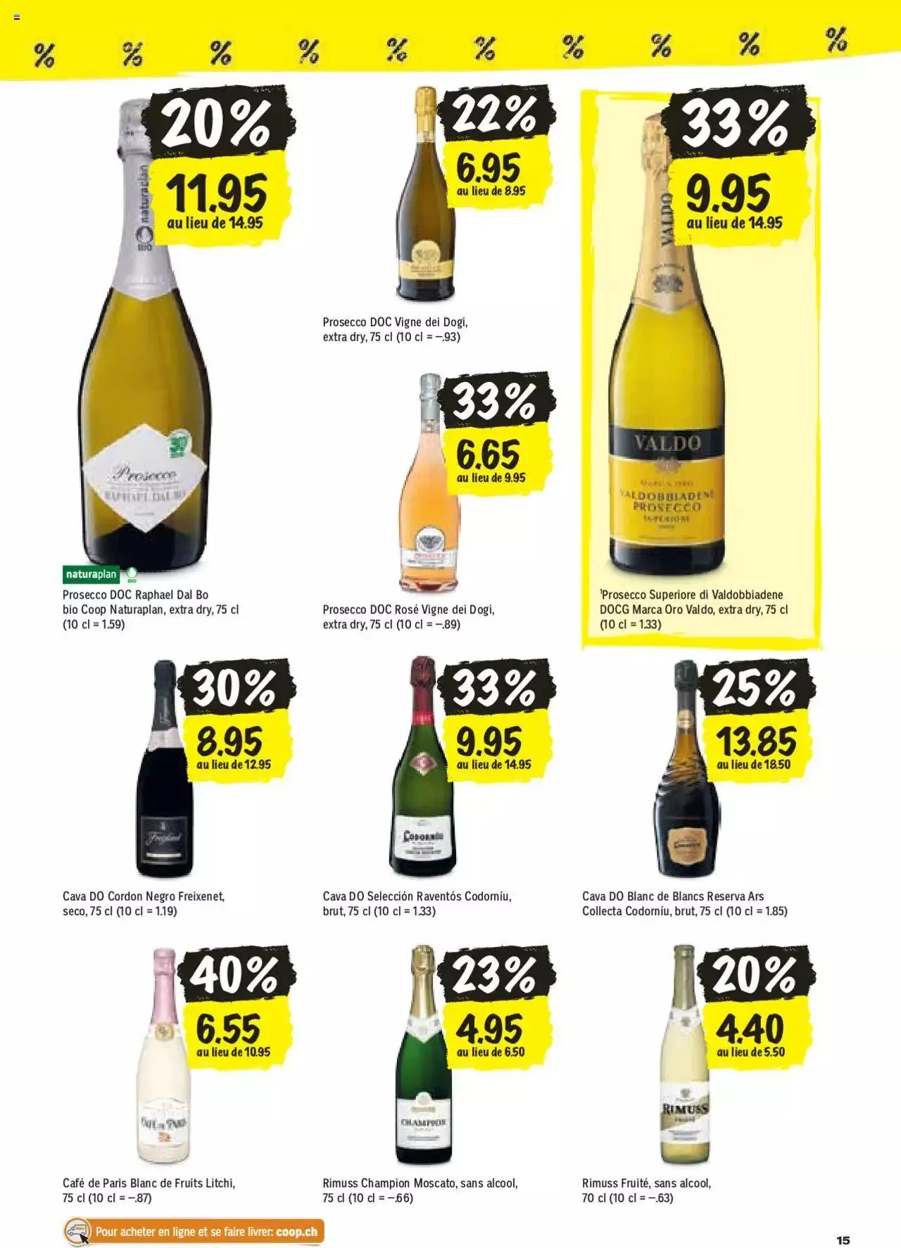 Coop - Les actions de la semaine von 5. Dezember bis 10. Dezember 2023 - Prospekt seite 15